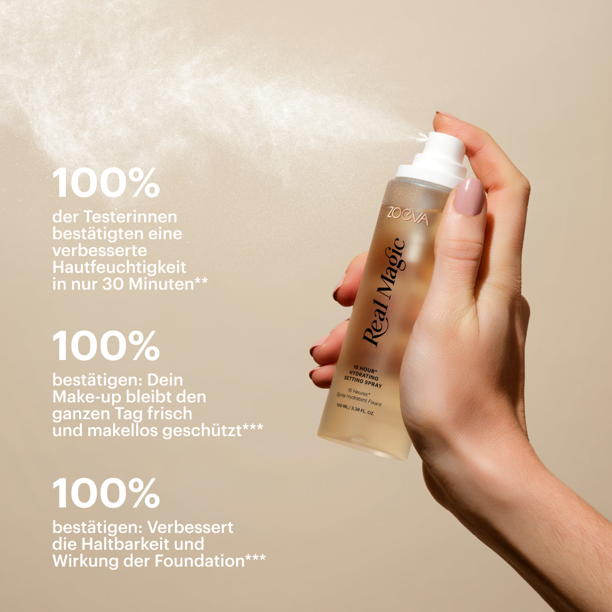 ZOEVA - Real Magic 16 Hour* Hydrating Setting Spray - SETTING SPRAY