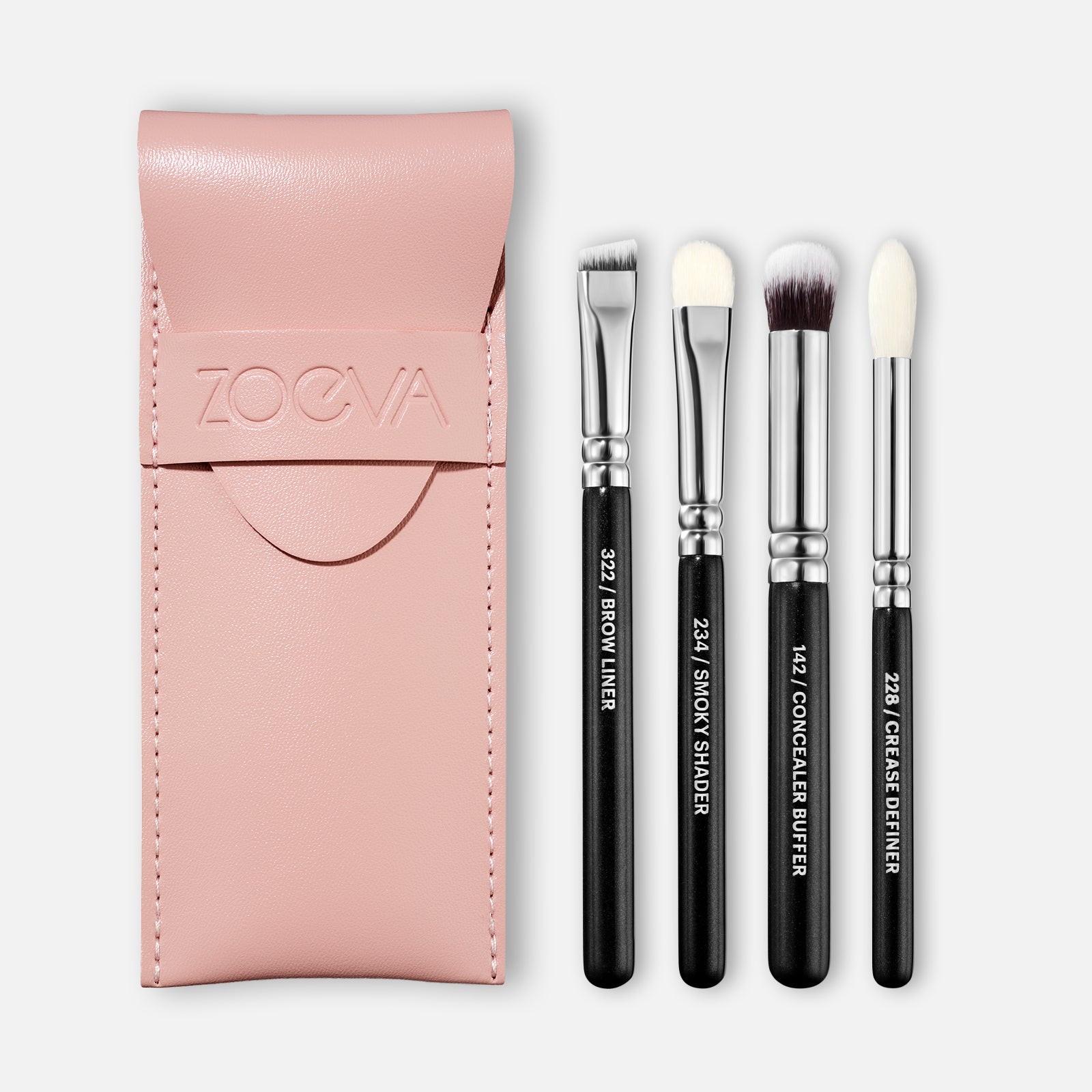 ZOEVA - Set of 4 Mini Eye Brushes - BRUSH SET