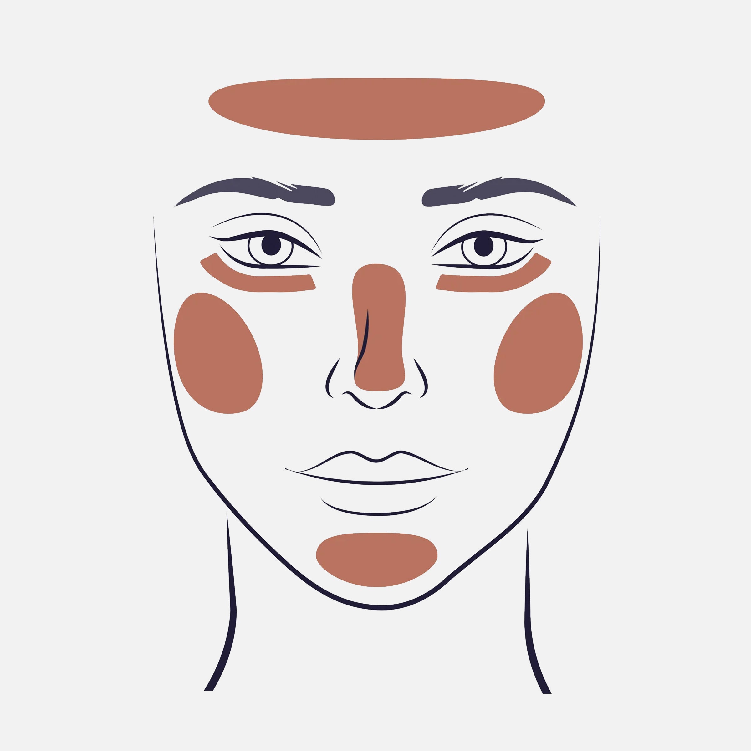 ZOEVA - 801 Complexion Duo Pinsel - EYE BRUSH