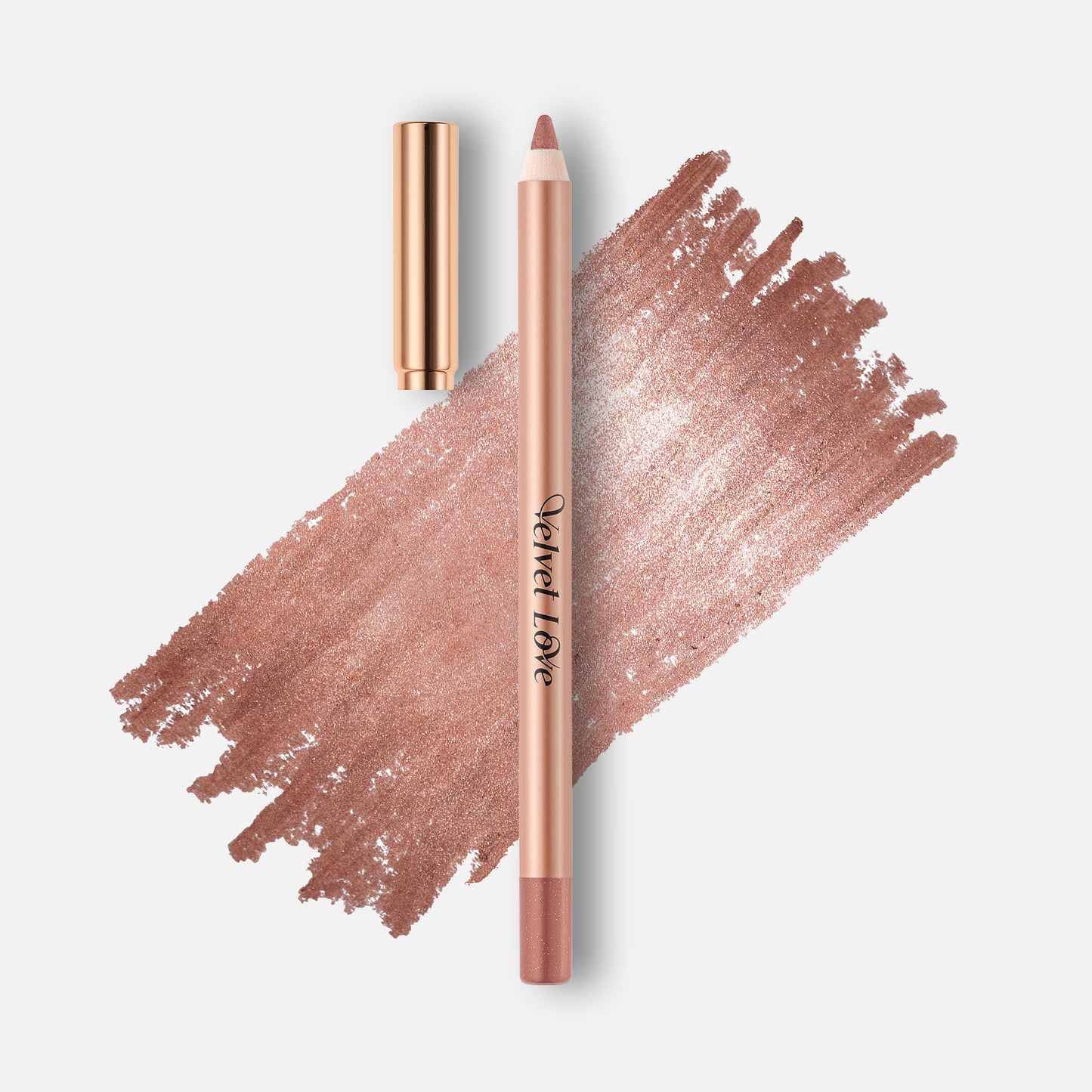 Velvet Love Eyeliner Pencil (Metallic Rose Quartz) Expanded Image 1