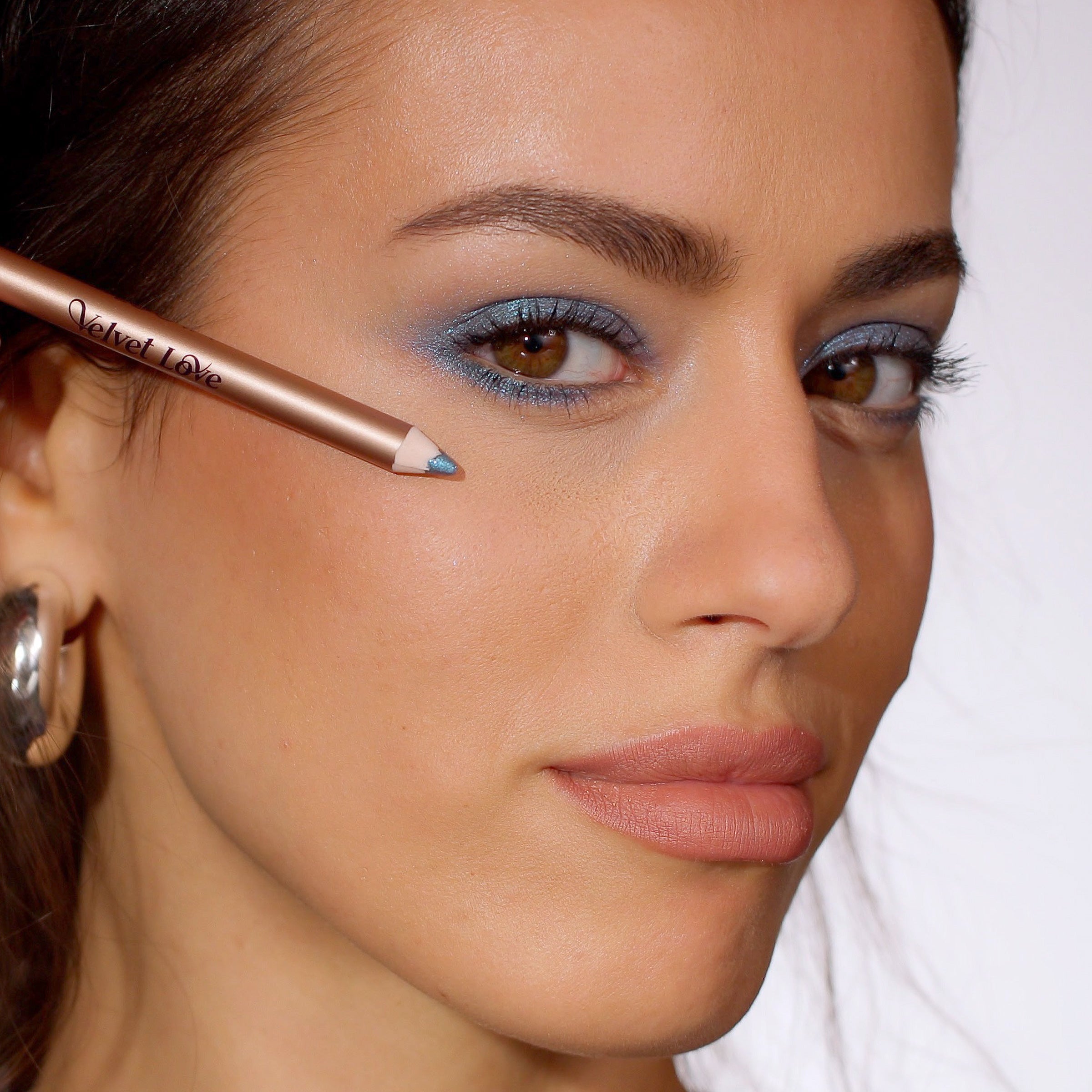 ZOEVA - Velvet Love Eyeliner Pencil (Metallic Azure Blue) - EYELINER