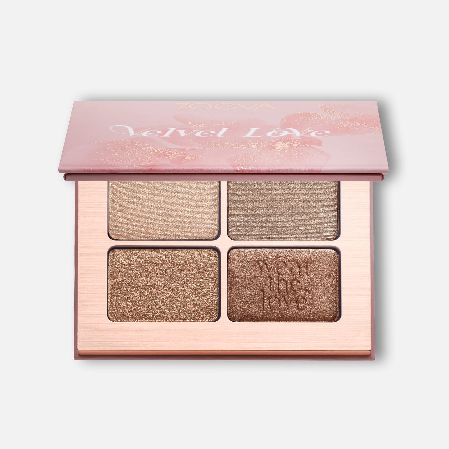 Velvet Love Eyeshadow Quad Palette (Glorious Golden Eyes) Expanded Image 1