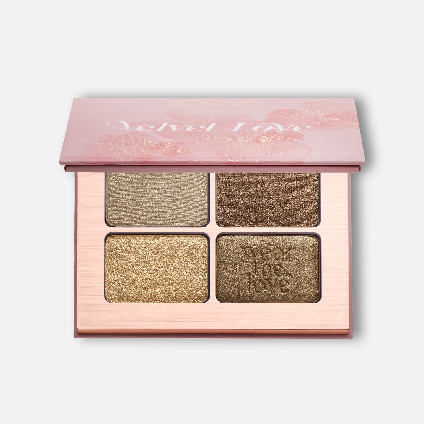 Velvet Love Eyeshadow Quad Palette (Emerald Green Eyes) Expanded Image 1