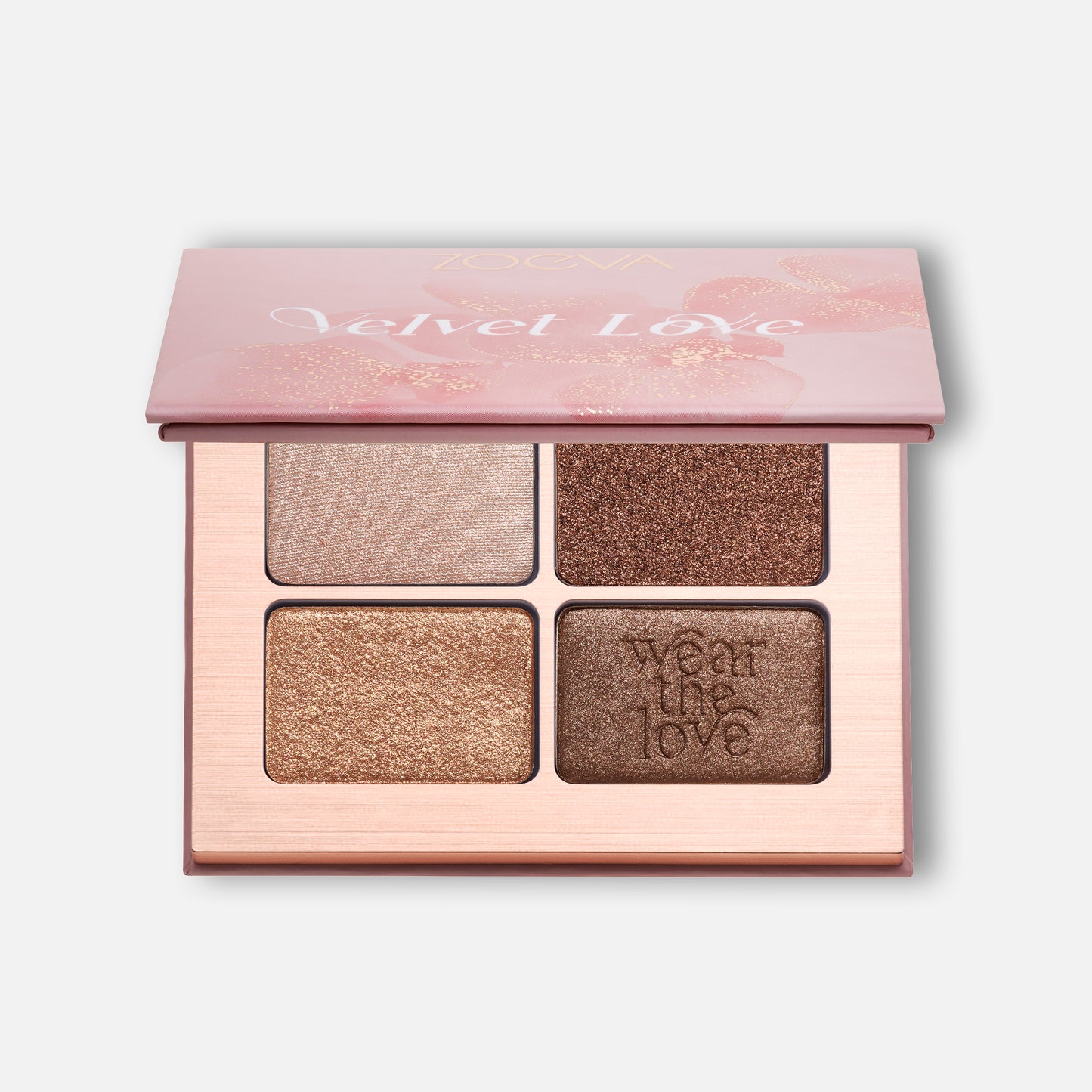 Velvet Love Eyeshadow Quad Palette (Bronze Espresso Eyes) Expanded Image 1