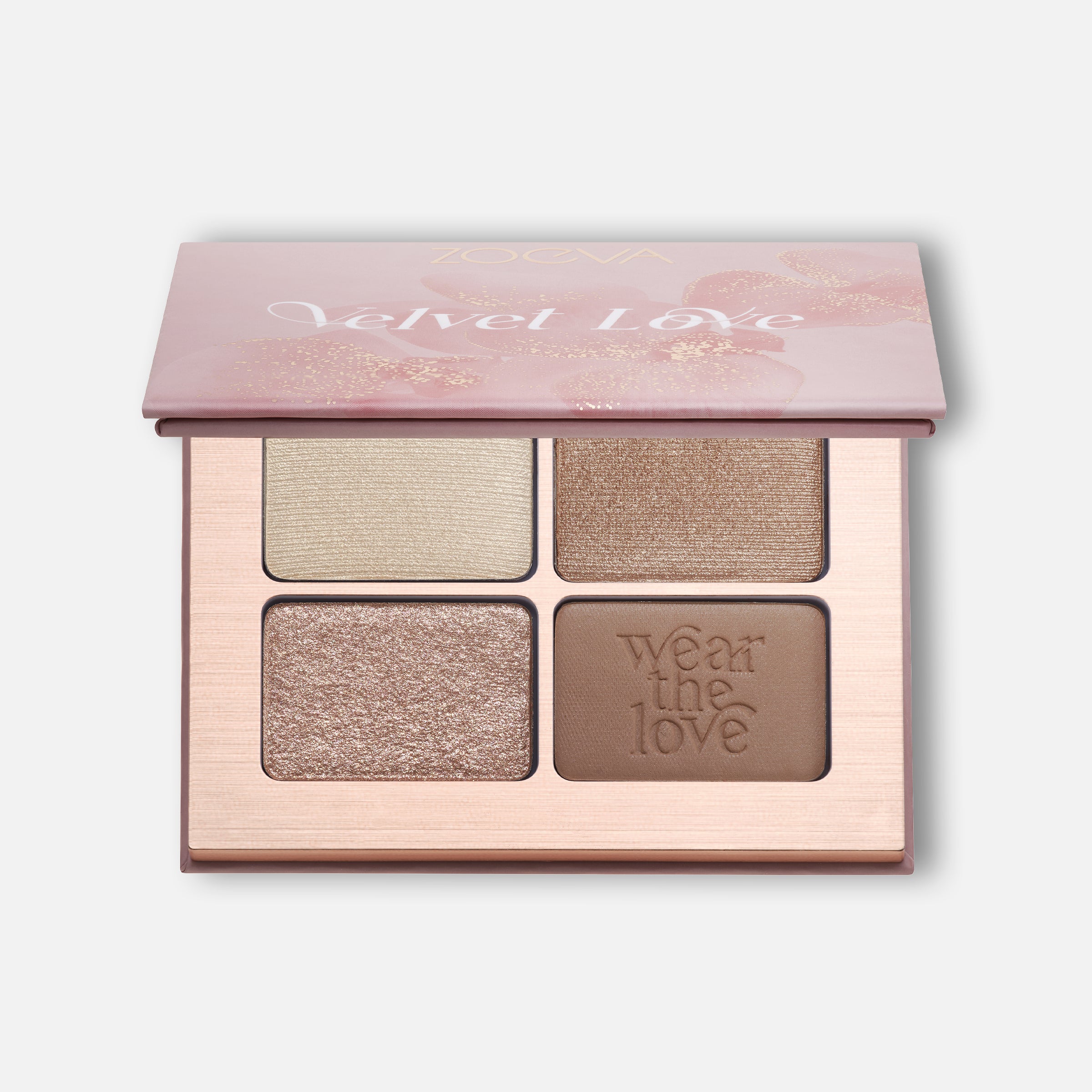 ZOEVA - Velvet Love Eyeshadow Quad Palette (Beautiful Bright Eyes) - EYE PALETTE