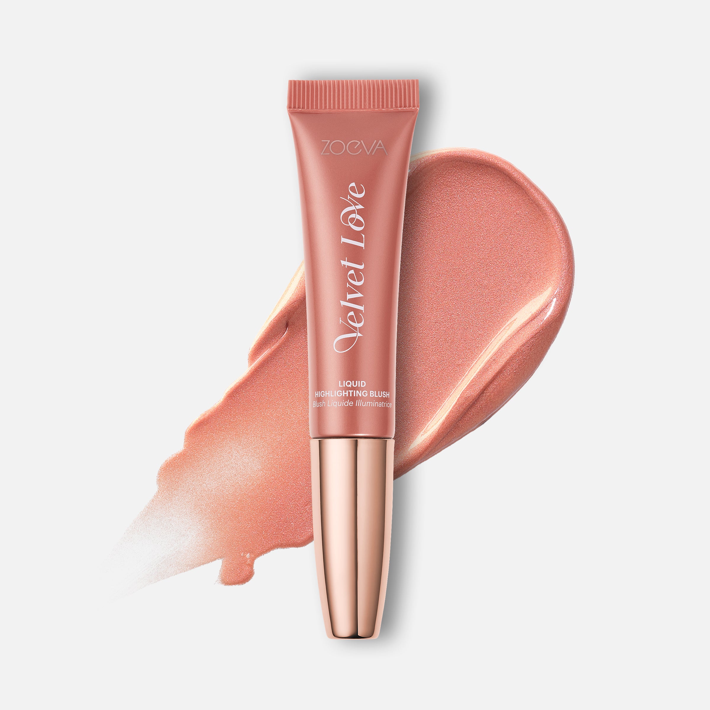 ZOEVA - Velvet Love Liquid Highlighting Blush (Peach Nectar) - BLUSH