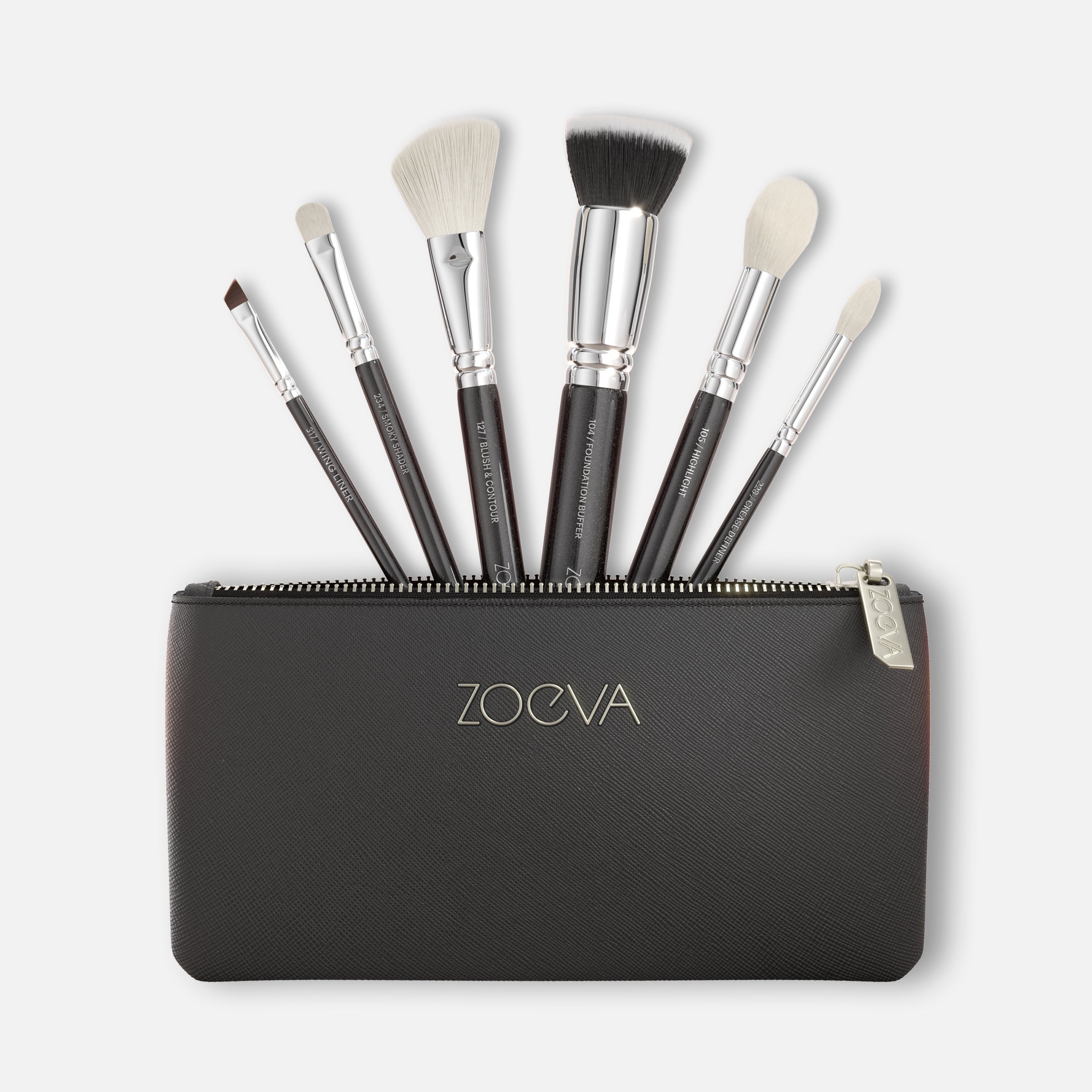 ZOEVA - The Essential Pinselset (Black) - BRUSH SET