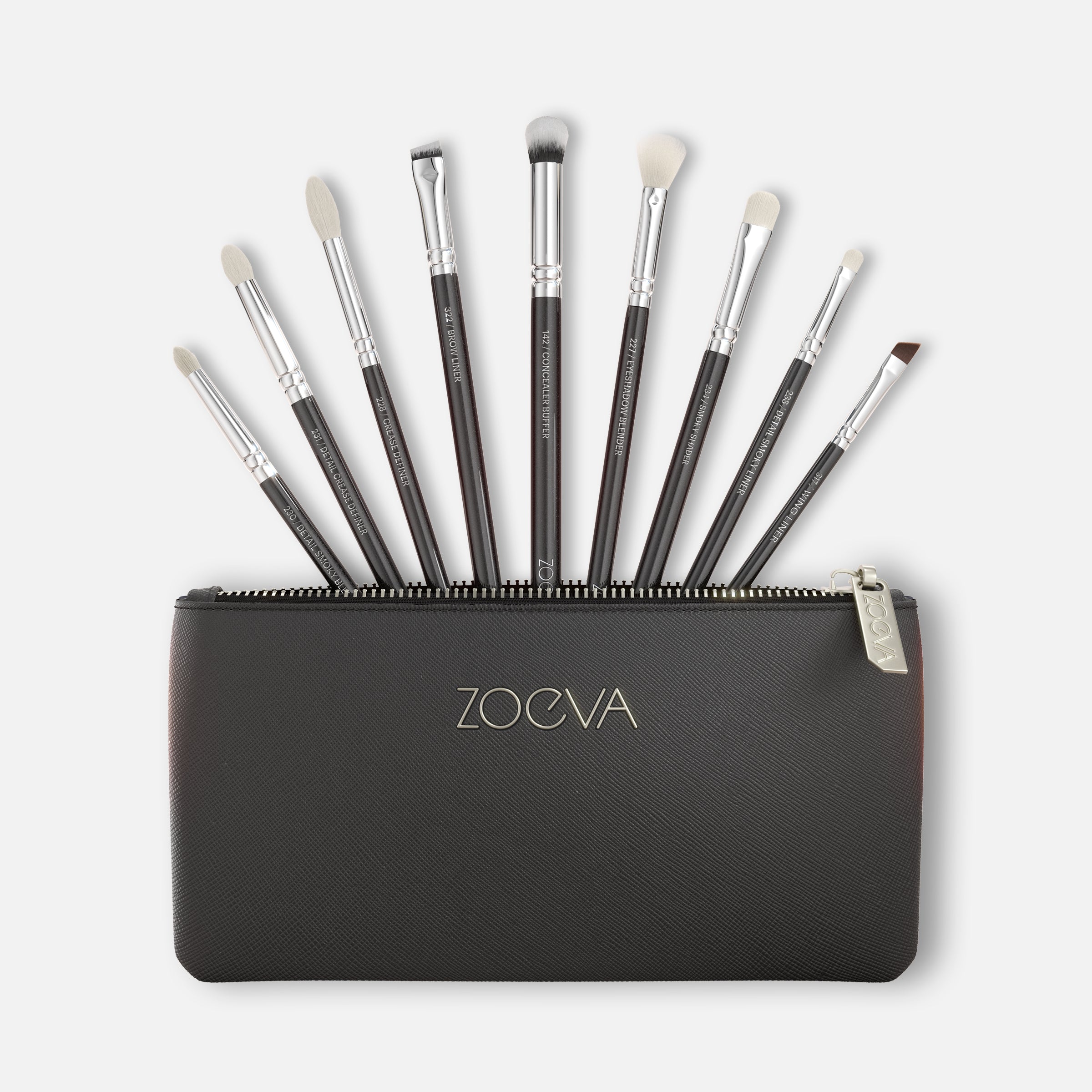 ZOEVA - It's All About The Eyes Pinselset (Black) - BRUSH SET