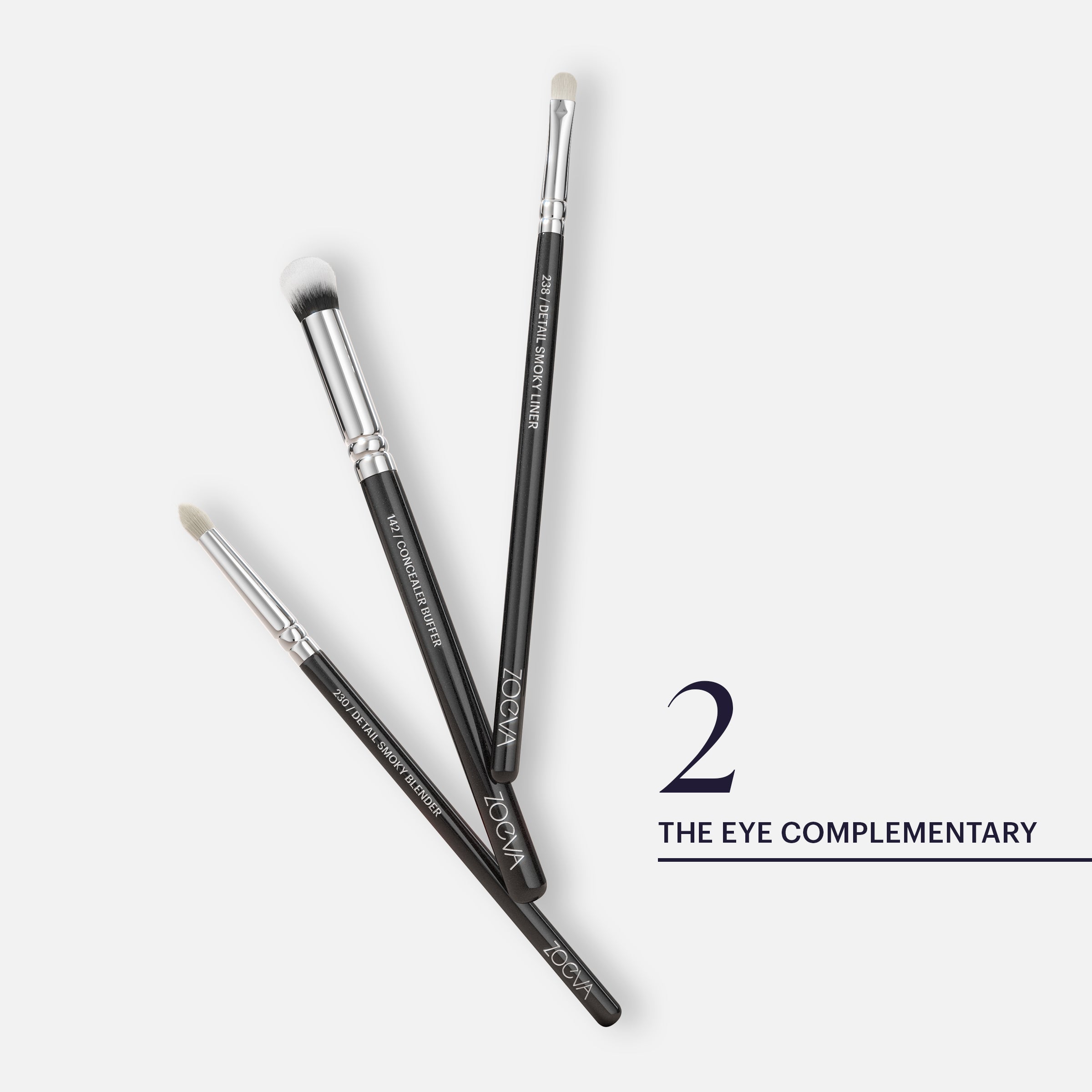 ZOEVA - It's All About The Eyes Pinselset (Black) - BRUSH SET