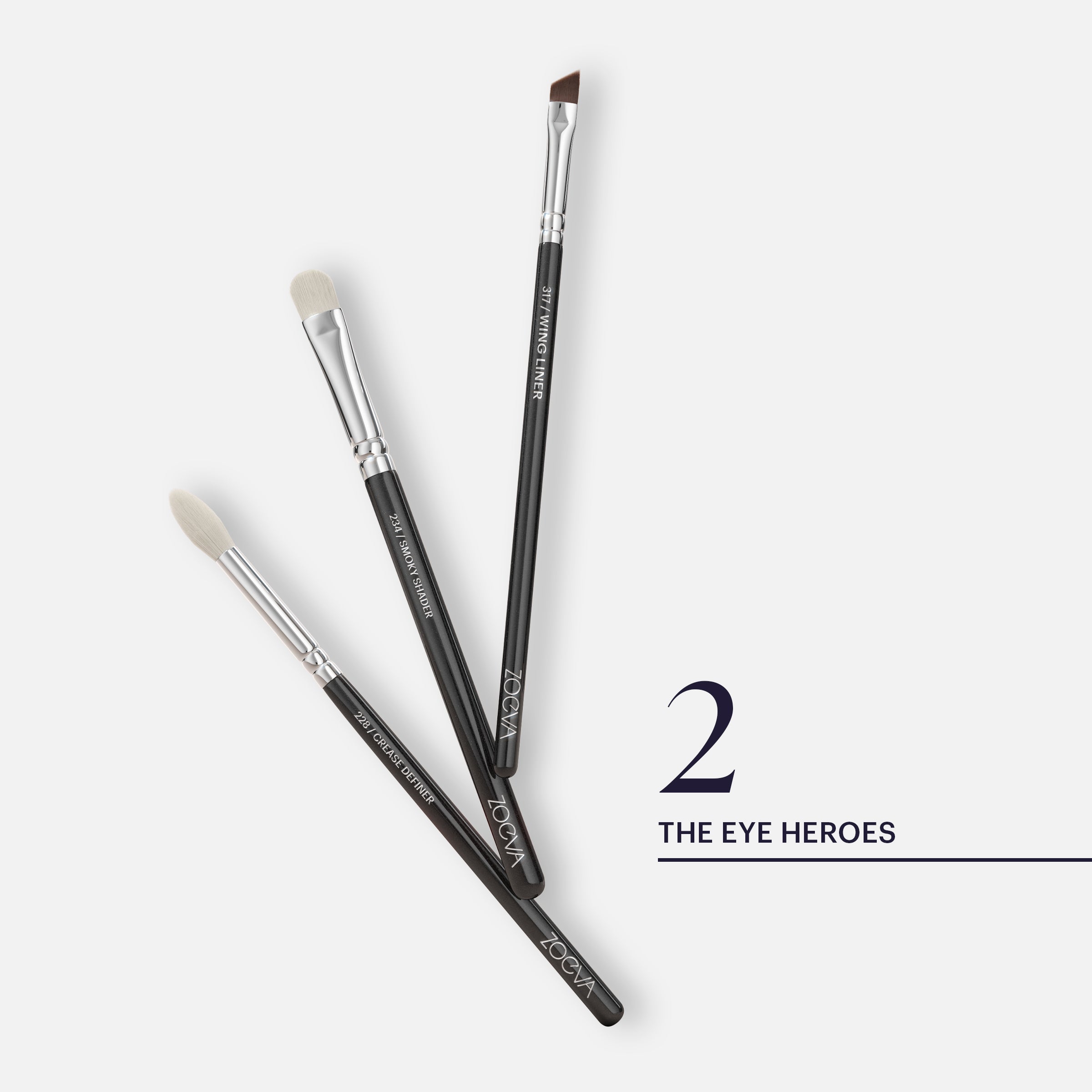 ZOEVA - The Artists Pincel Set (Black) - BRUSH SET