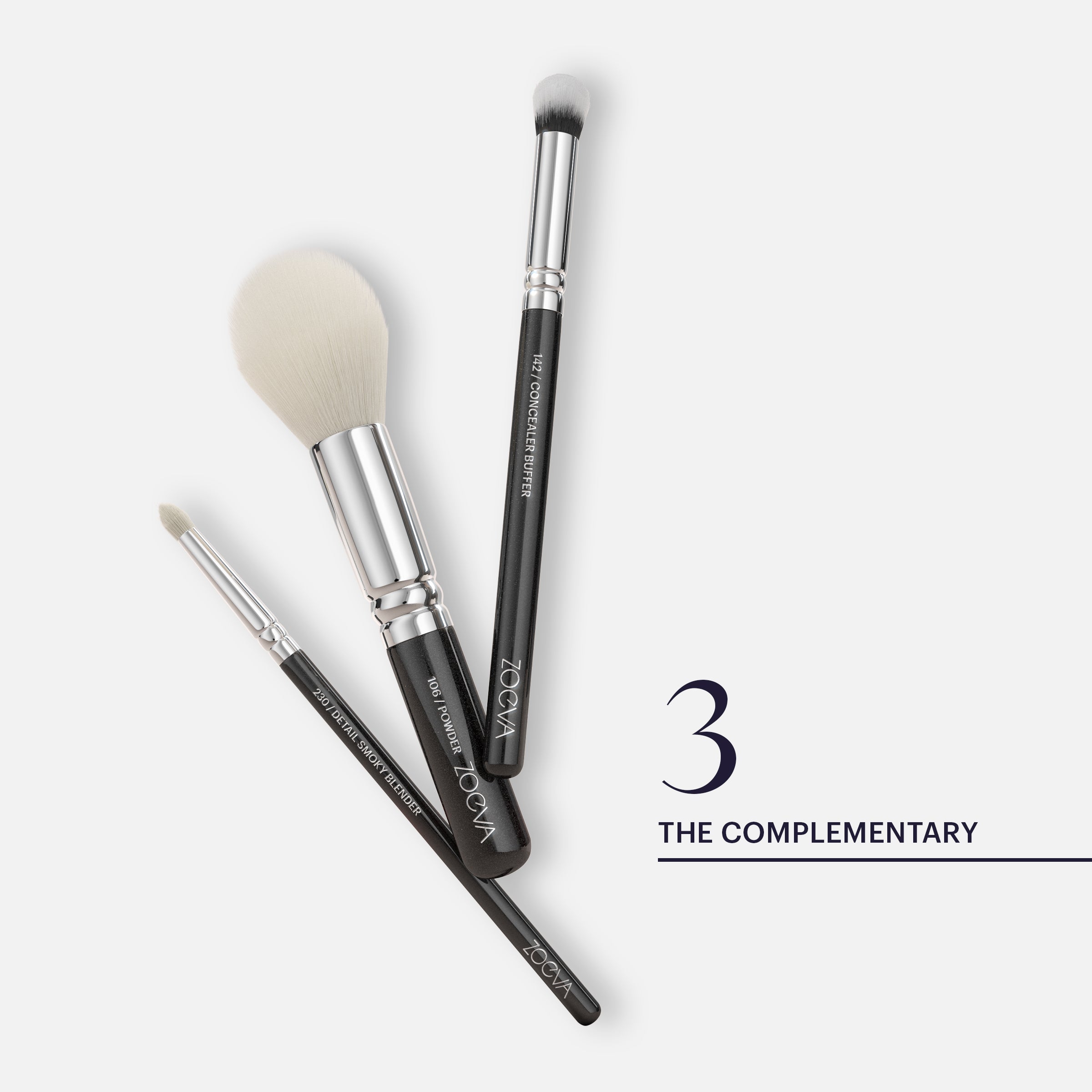 ZOEVA - The Artists Pincel Set (Black) - BRUSH SET