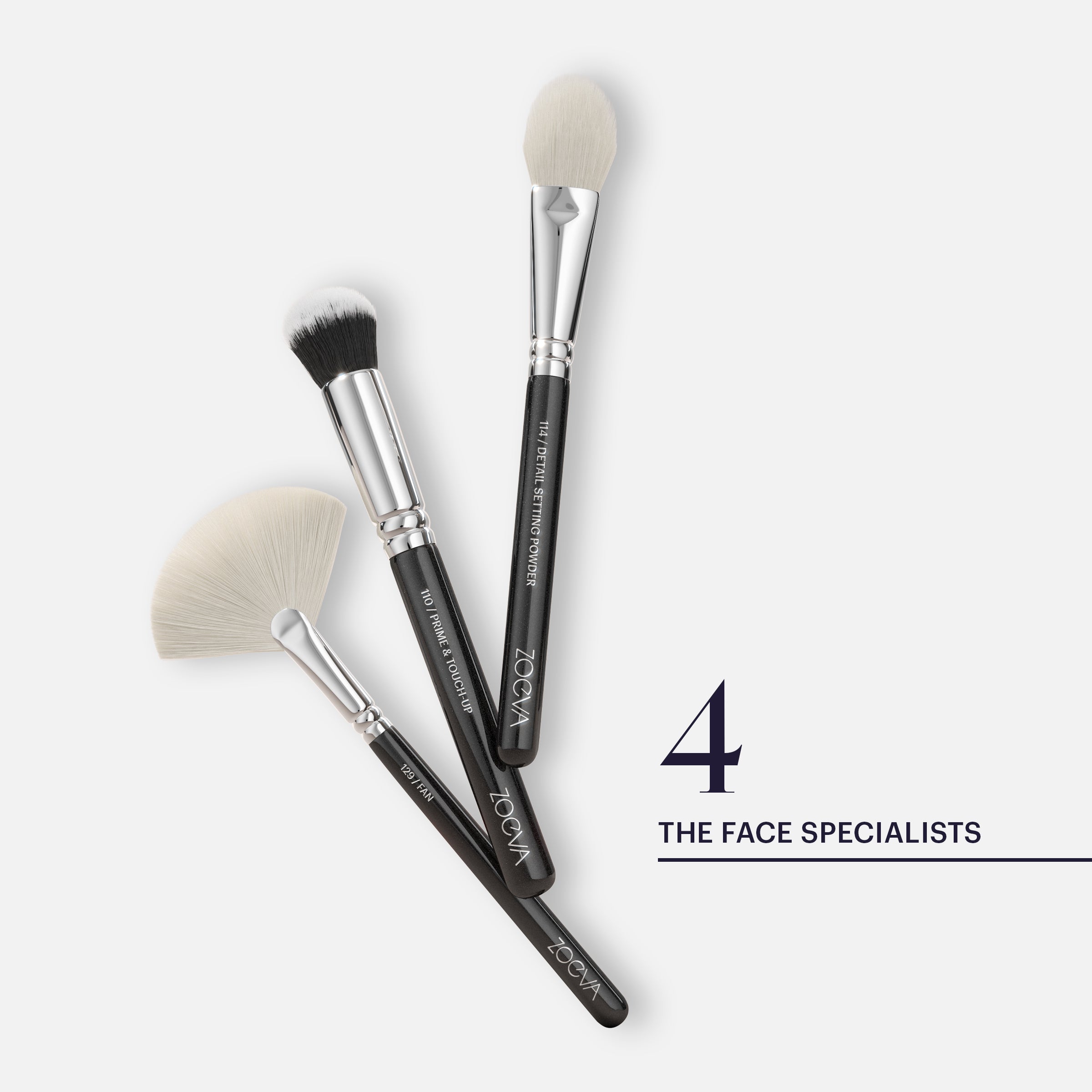 ZOEVA - The Artists Pincel Set (Black) - BRUSH SET