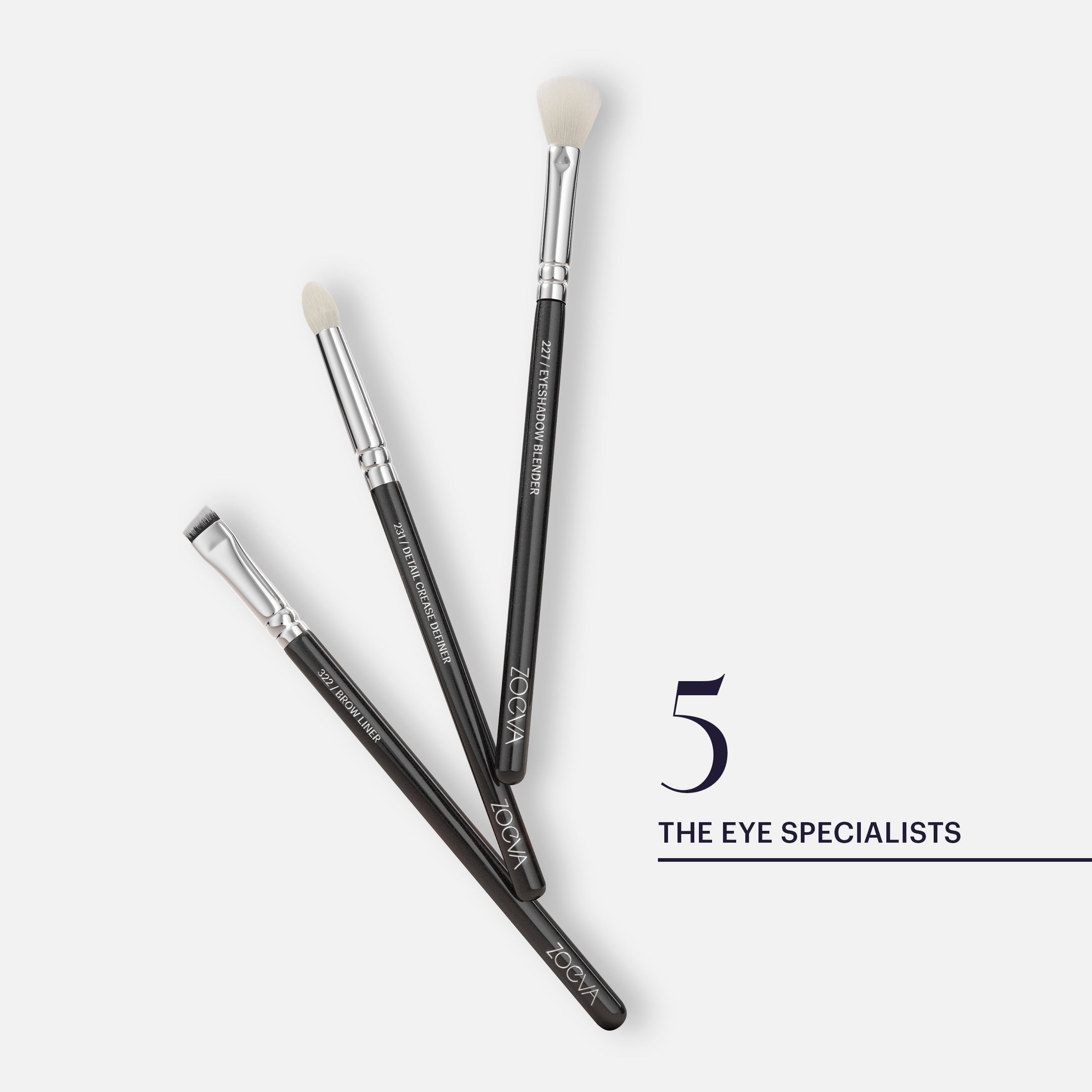 ZOEVA - The Artists Pincel Set (Black) - BRUSH SET