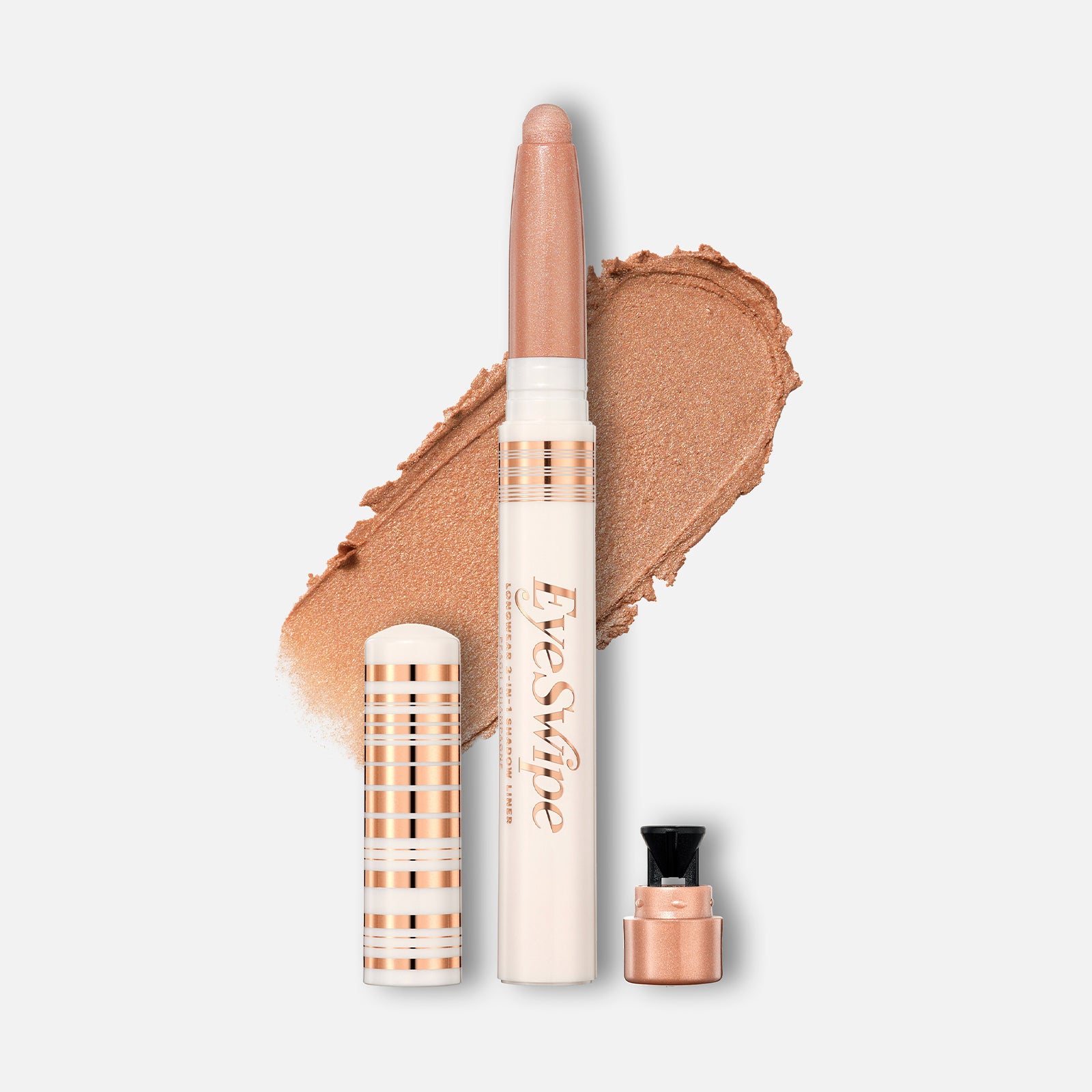ZOEVA - Eye Swipe Longwear 2-in-1 Shadow Liner (Peach Champagne) - EYELINER