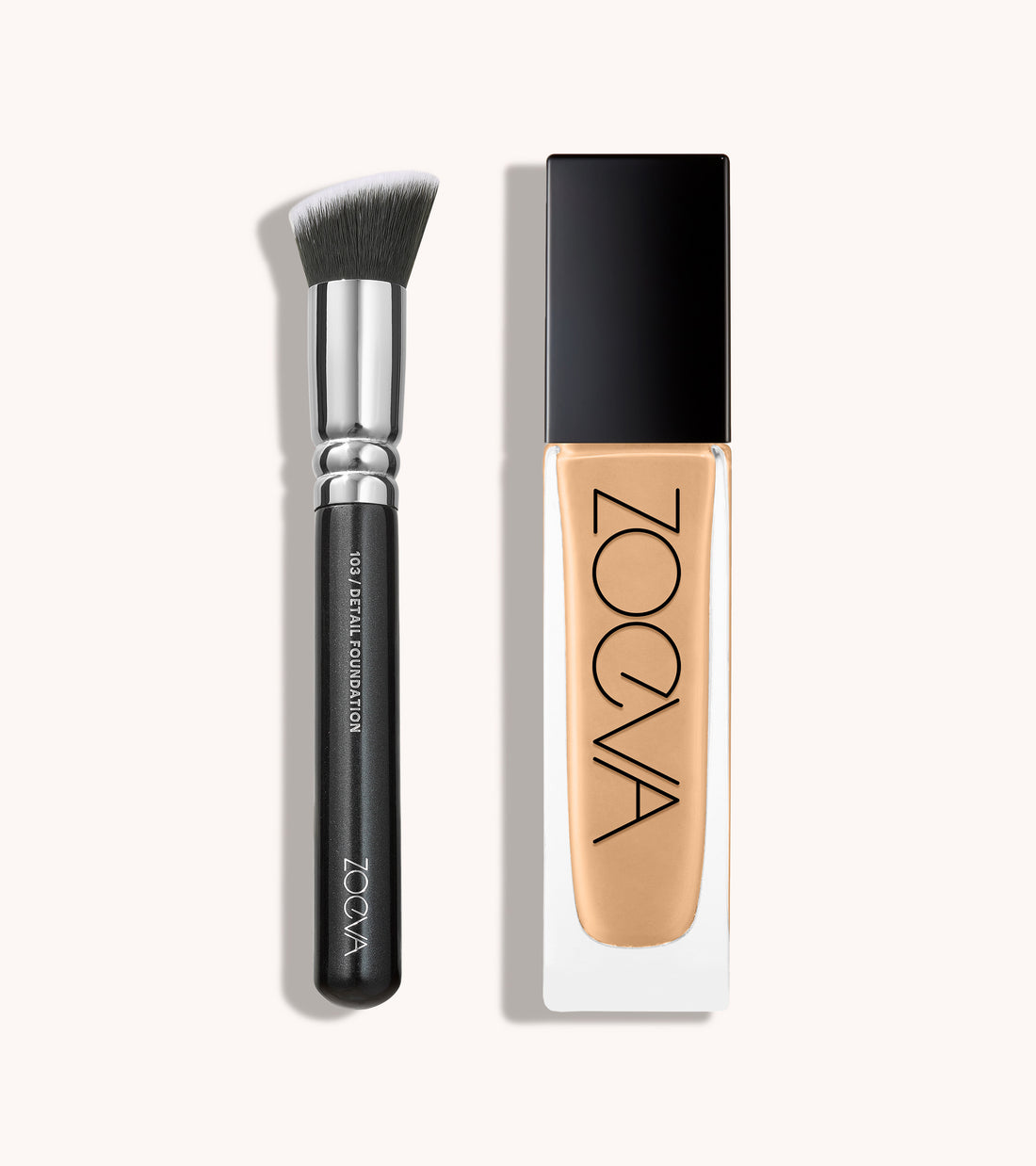 zoeva detail foundation brush perfect pair
