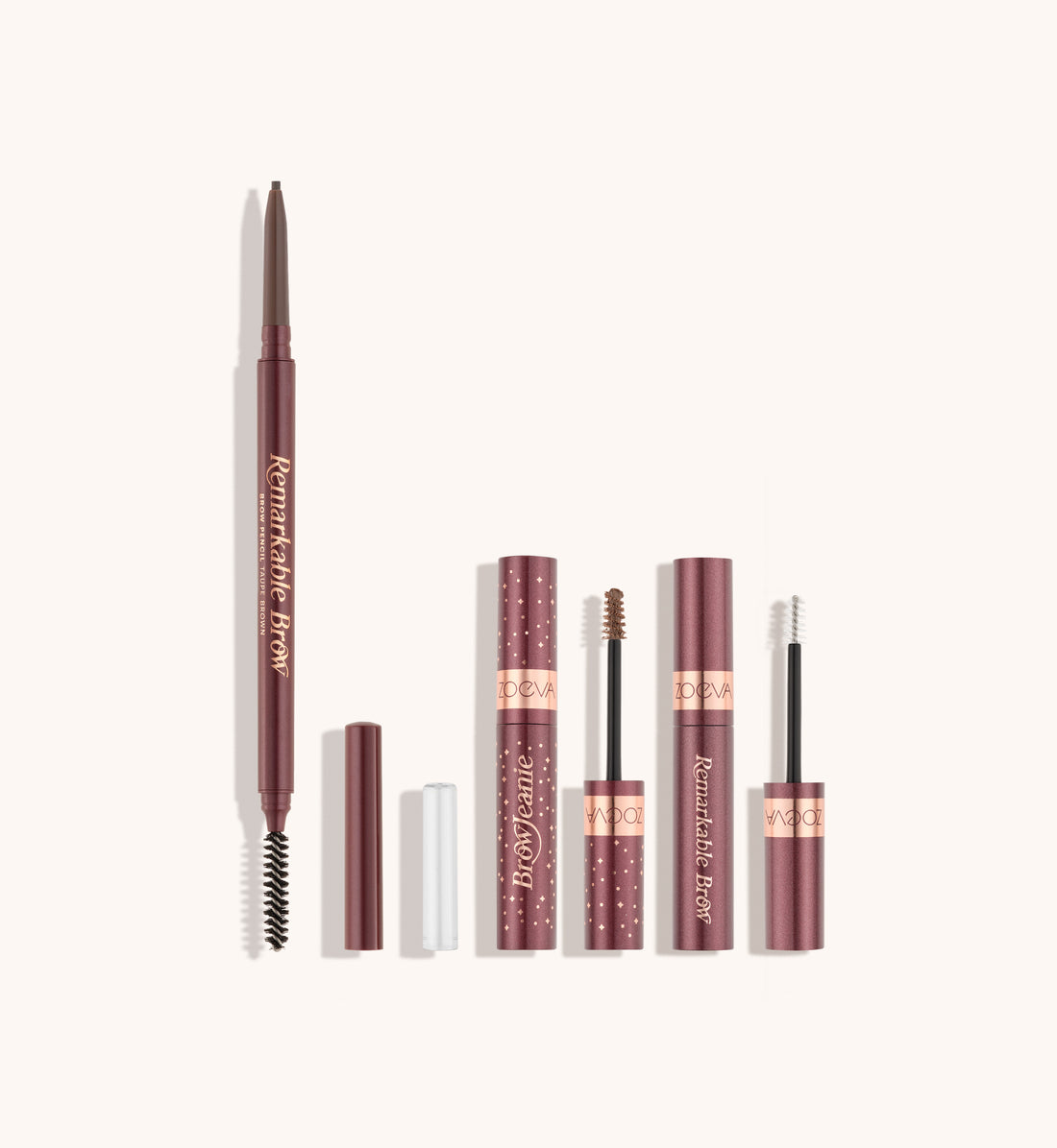 zoeva remarkable brow pencil taupe brown perfect pair