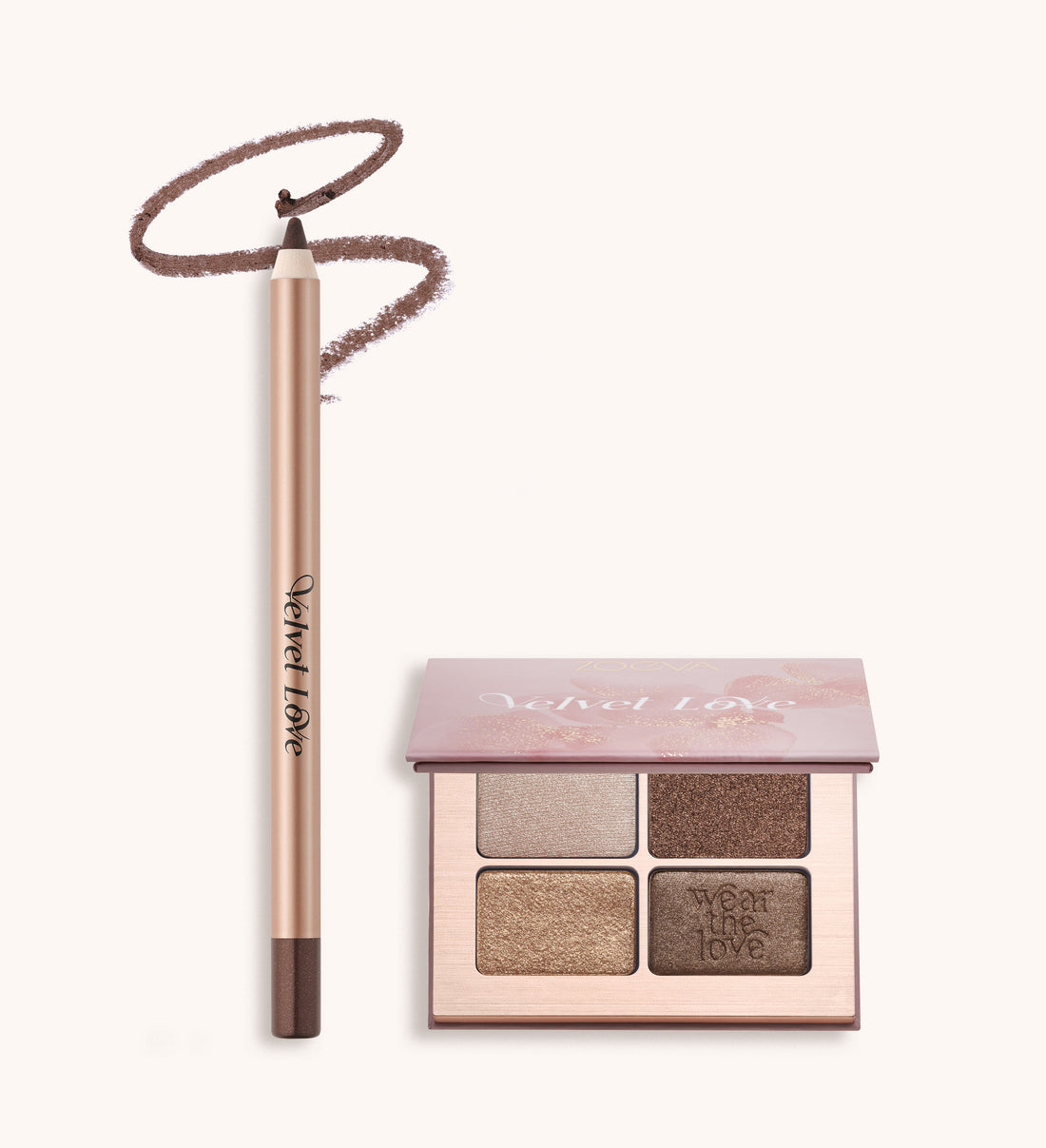 zoeva velvet love eyeliner pencil metallic cocoa perfect pair