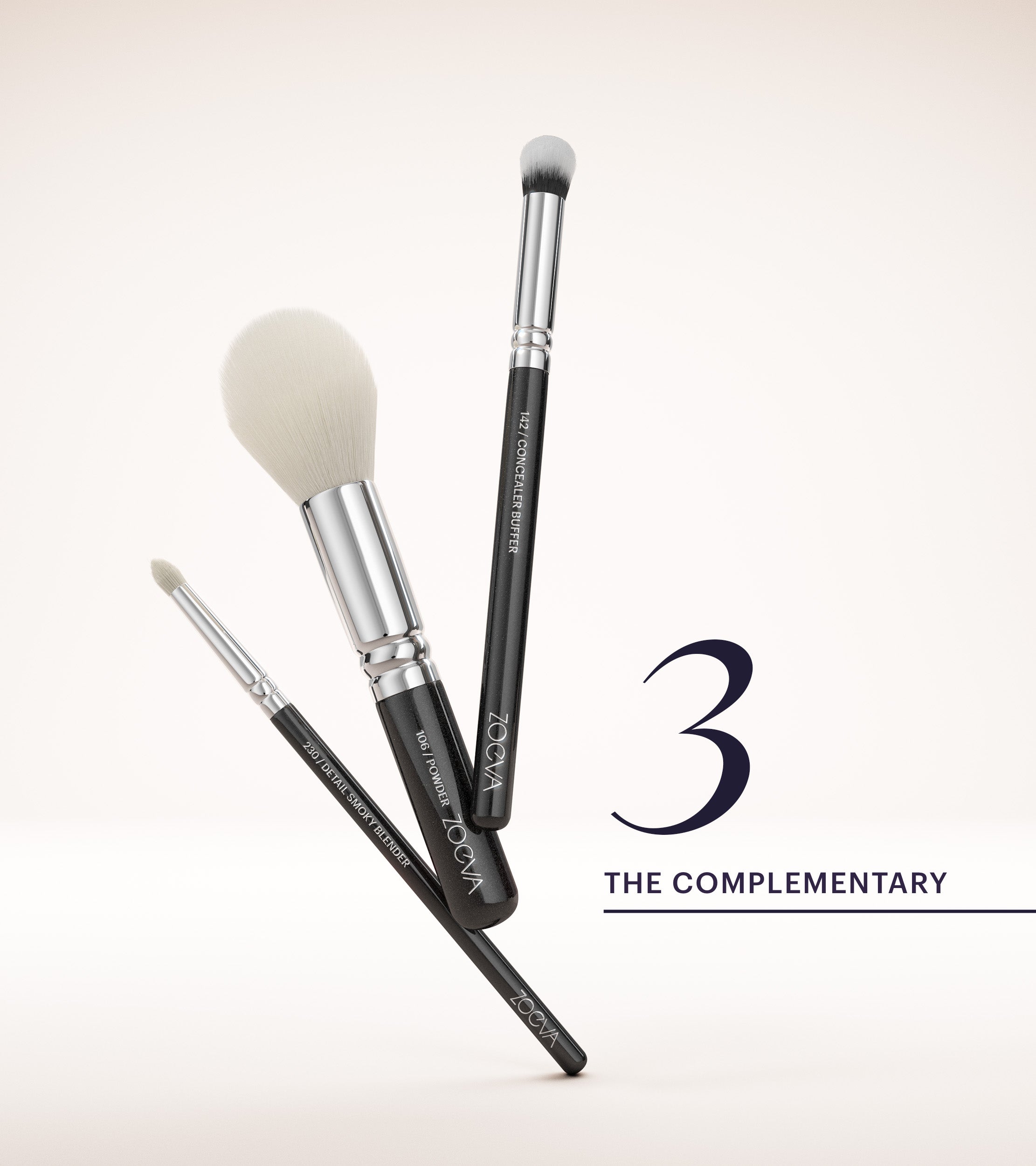 ZOEVA - The Zoe Bag & The Artists Pincel Set (Black) - BRUSH SET