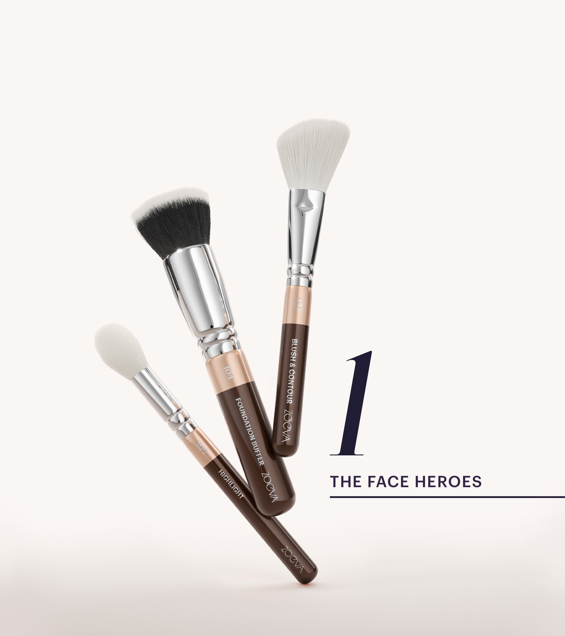 ZOEVA - The Artists Pincel Set (Chocolate) - BRUSH SET