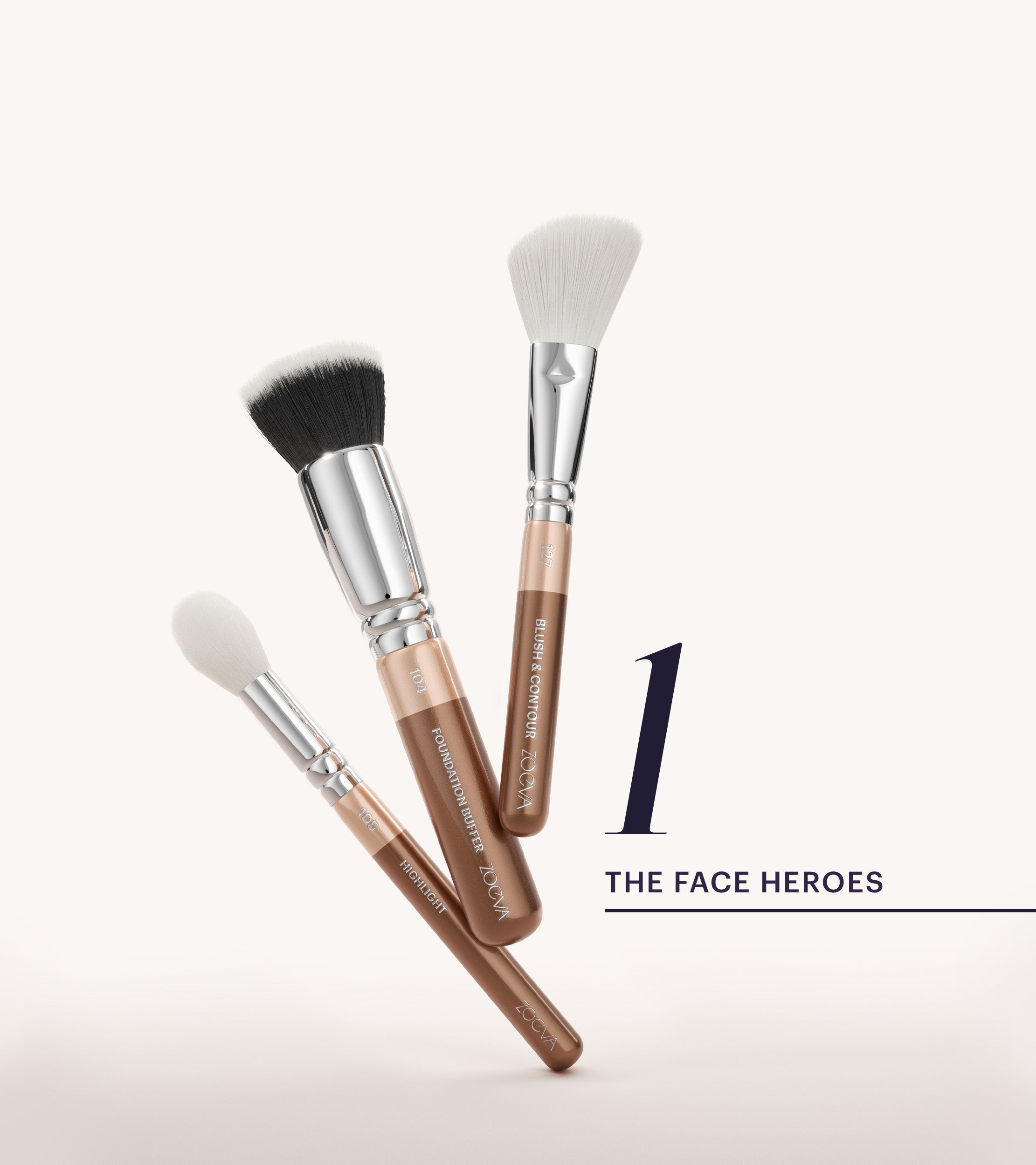 ZOEVA - The Artists Pinselset (Light Chocolate) - BRUSH SET