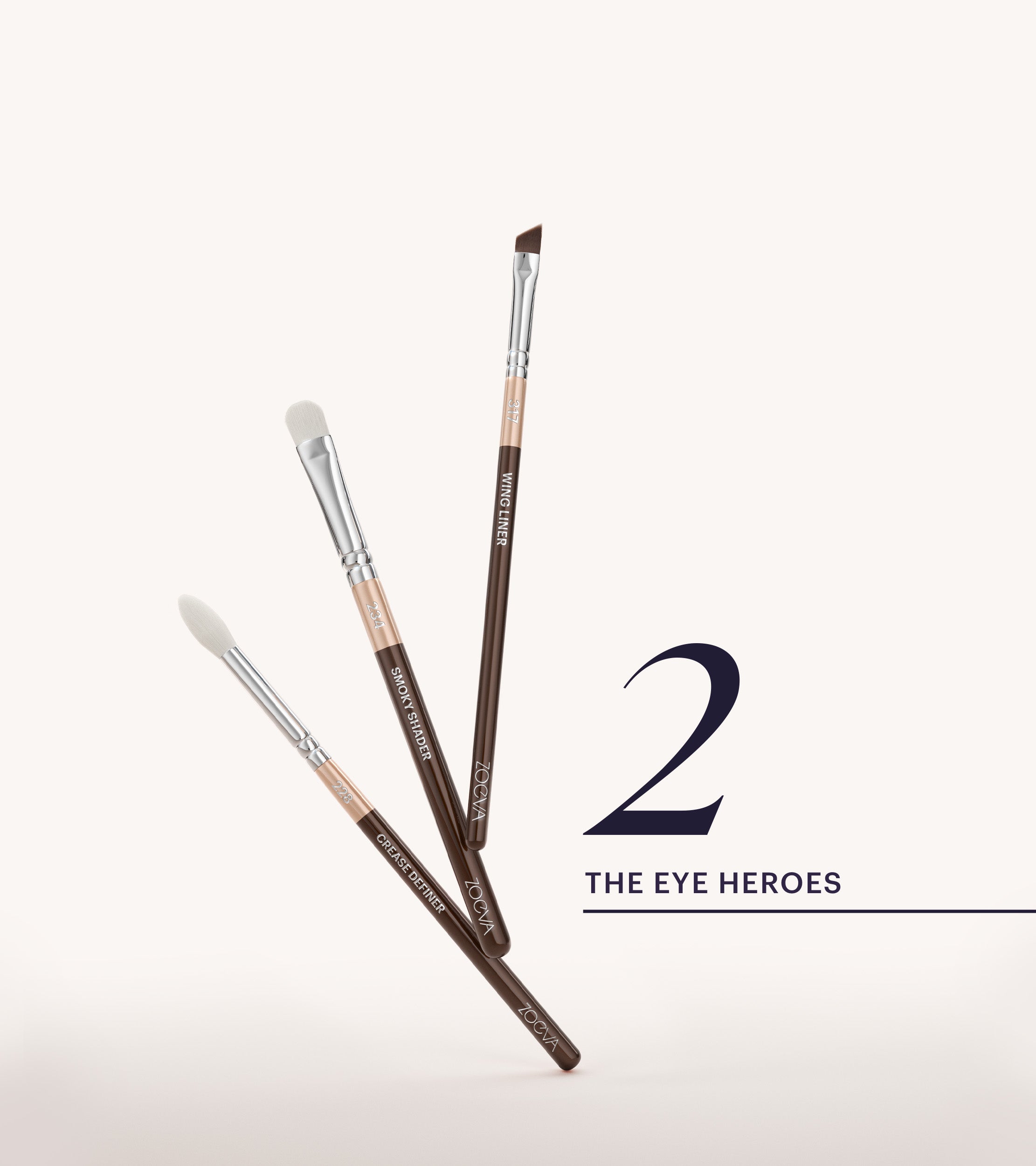 ZOEVA - The Artists Pincel Set (Chocolate) - BRUSH SET