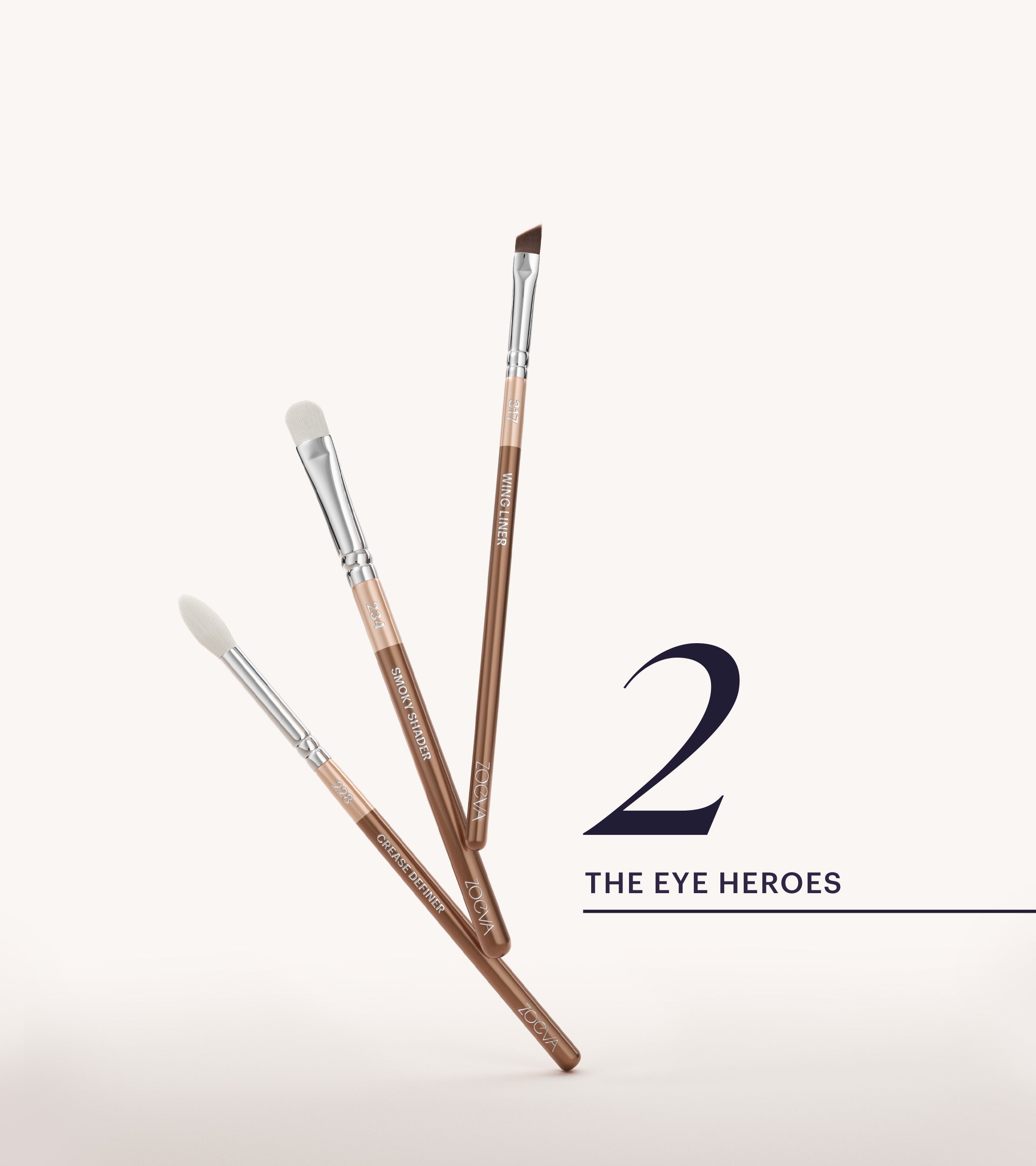 ZOEVA - The Artists Pinselset (Light Chocolate) - BRUSH SET
