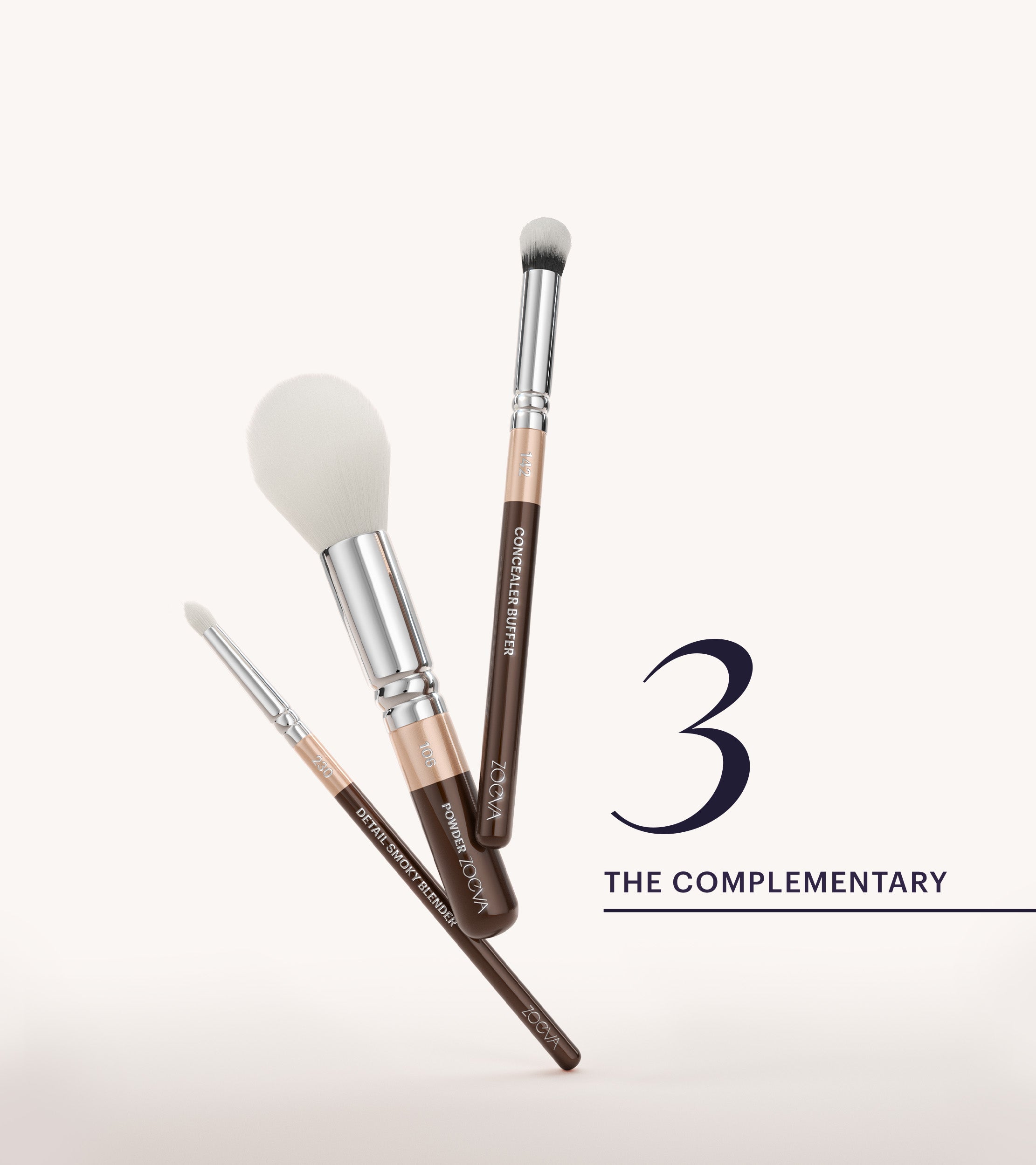 ZOEVA - The Artists Pincel Set (Chocolate) - BRUSH SET