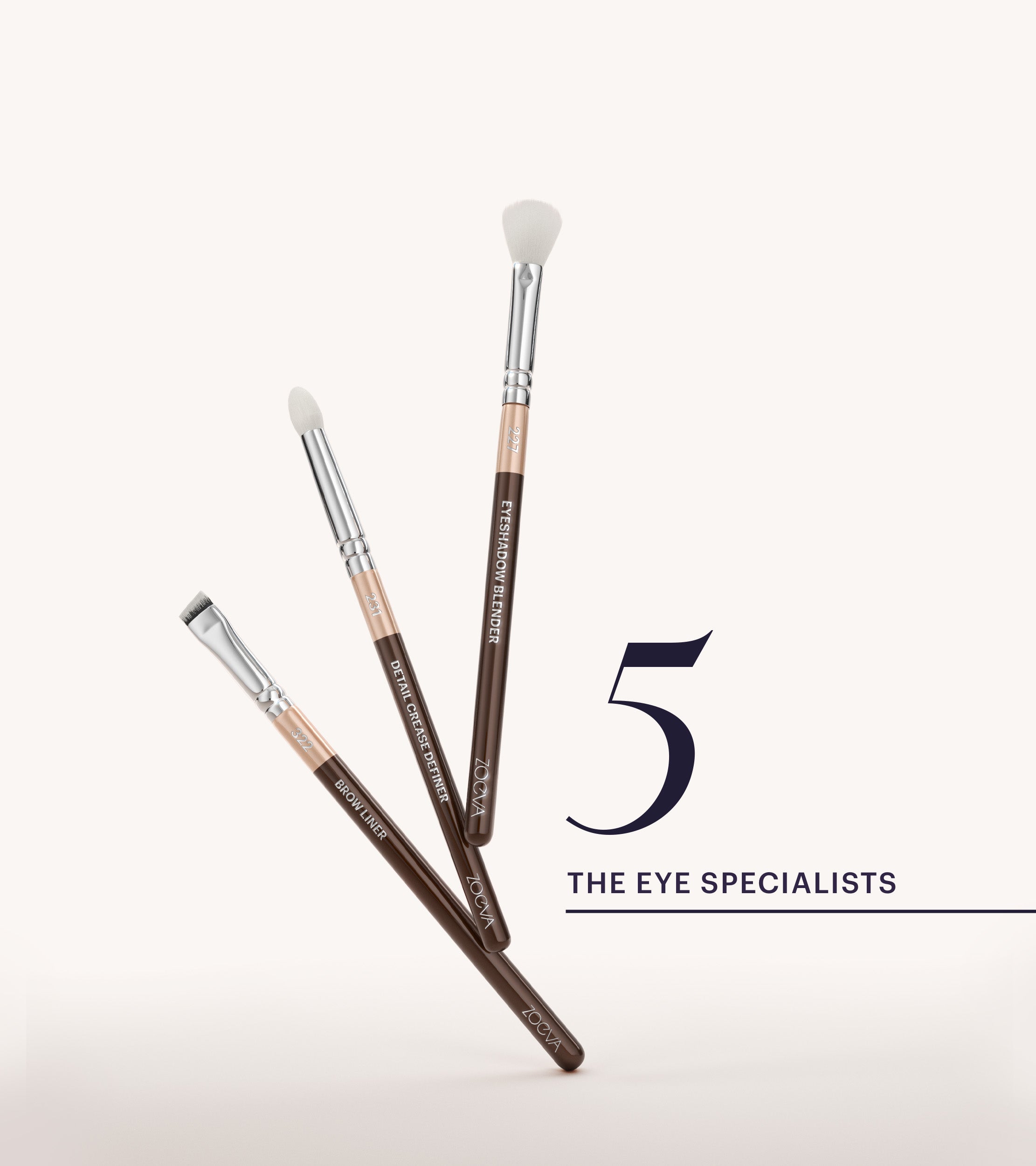ZOEVA - The Artists Pincel Set (Chocolate) - BRUSH SET