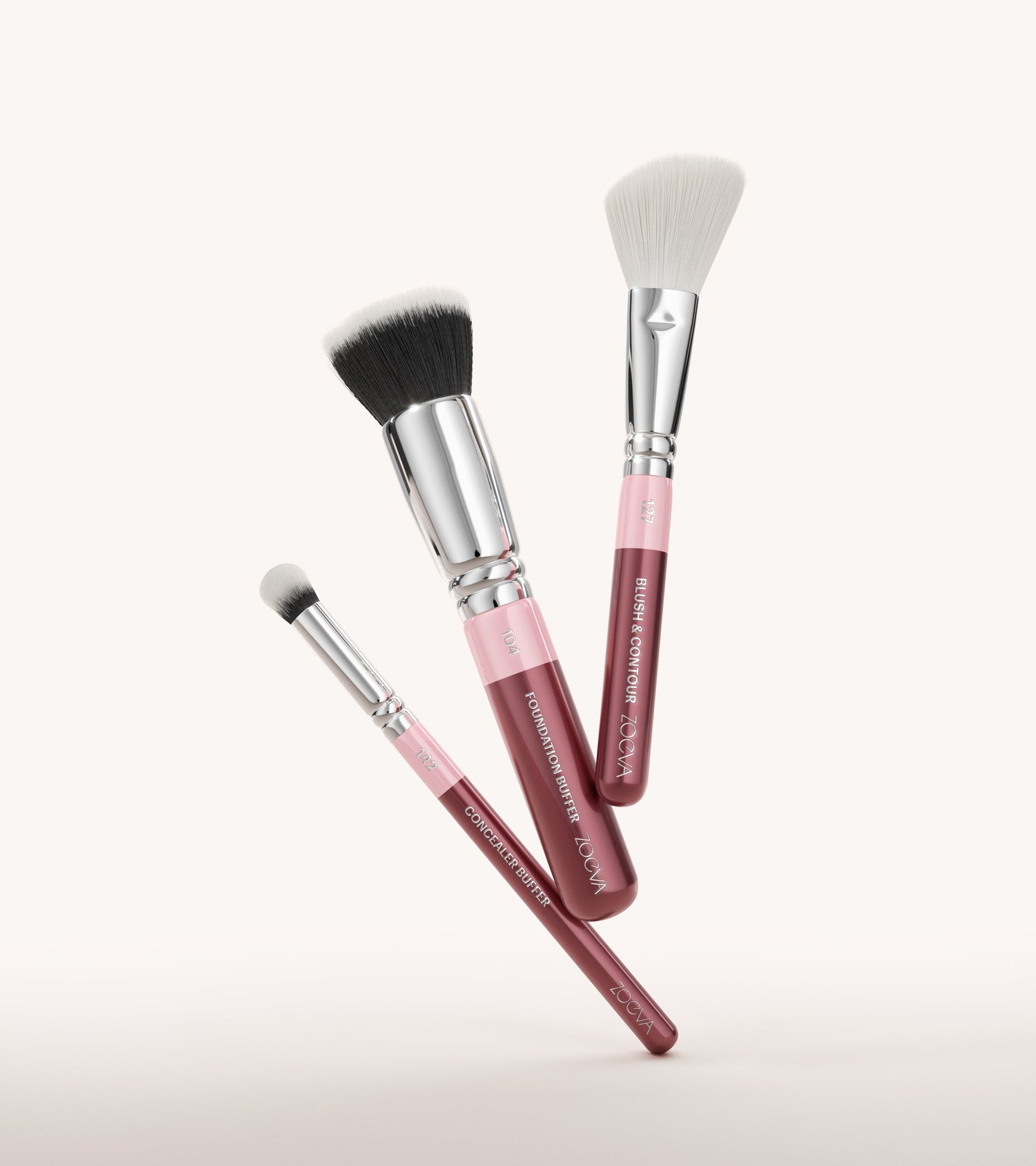 The Everyday Essentials Brush Kit (Bordeaux) Main Image featured