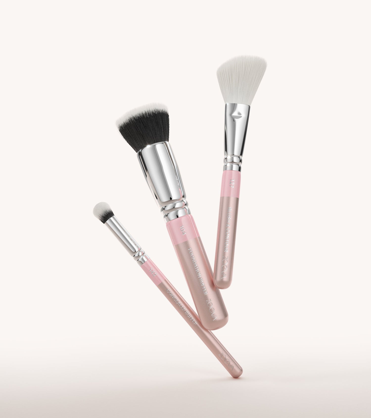 The Everyday Essentials Brush Kit (Dusty Rose) Main Image featured