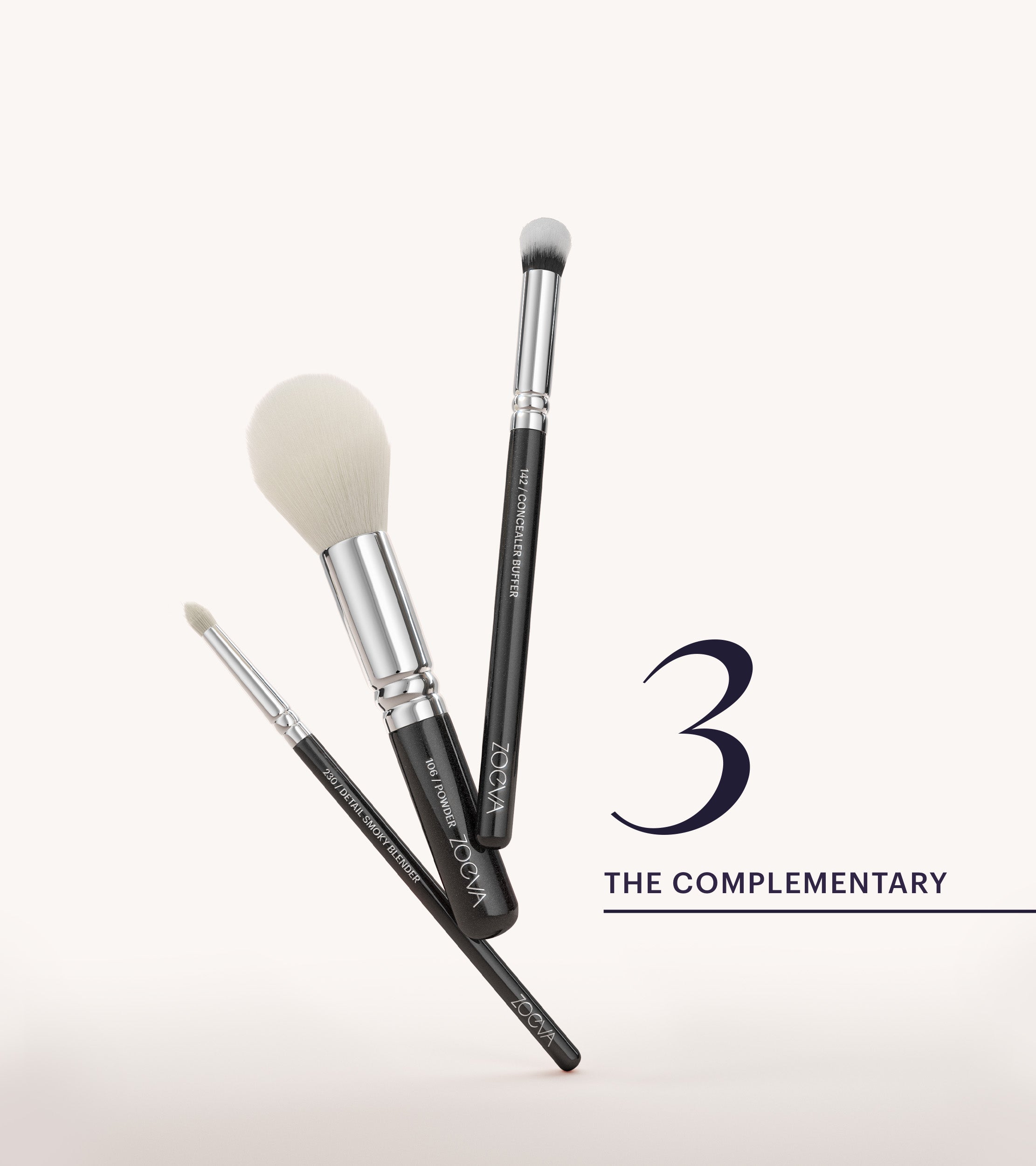 ZOEVA - The Zoe Bag & The Complete Pincel Set (Black) - BRUSH SET