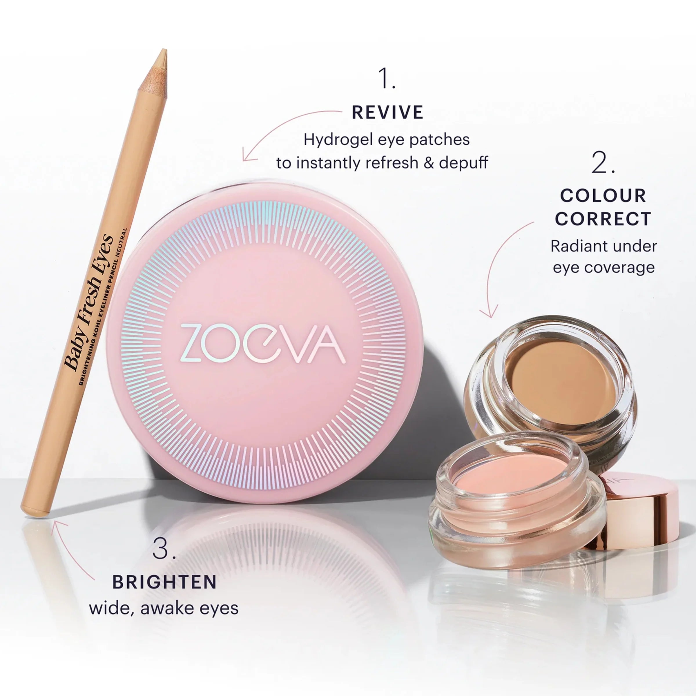 ZOEVA - Baby Fresh Eyes Under Eye Brightening Corrector (Medium Dark) - CORRECTOR