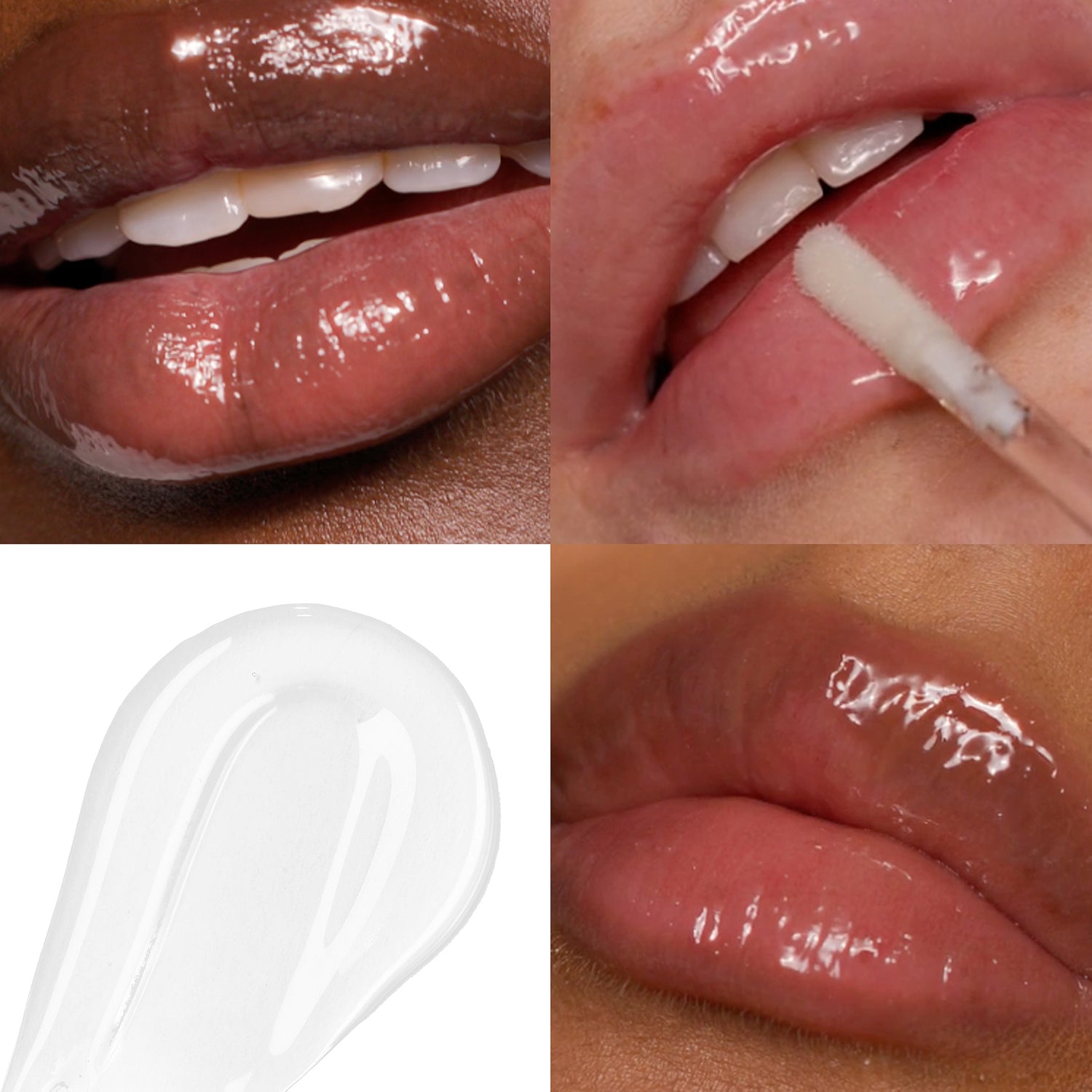 Pout Glaze High-Shine-Hyaluronic Lip Gloss (Crystal) Main Image featured