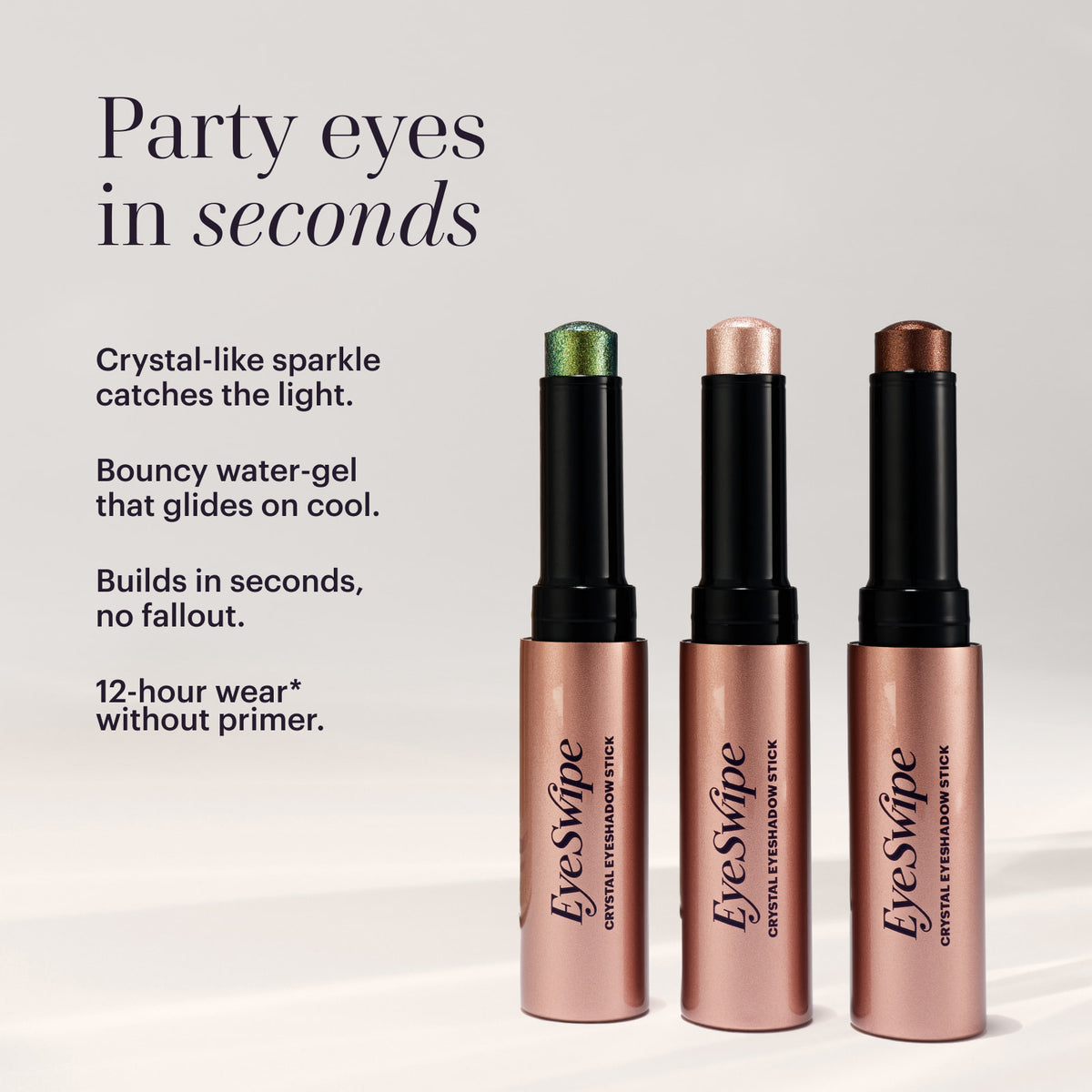 ZOEVA - Crystal Eyeswipe Eyeshadow Stick (Champagne Pearl) - 