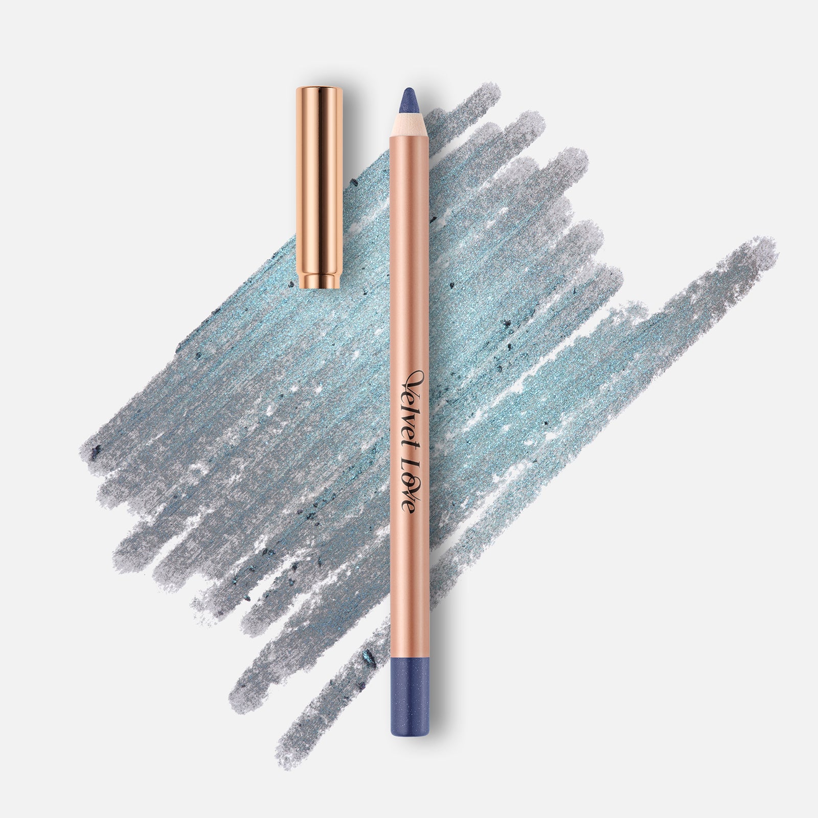 ZOEVA - Velvet Love Eyeliner Pencil (Metallic Azure Blue) - EYELINER