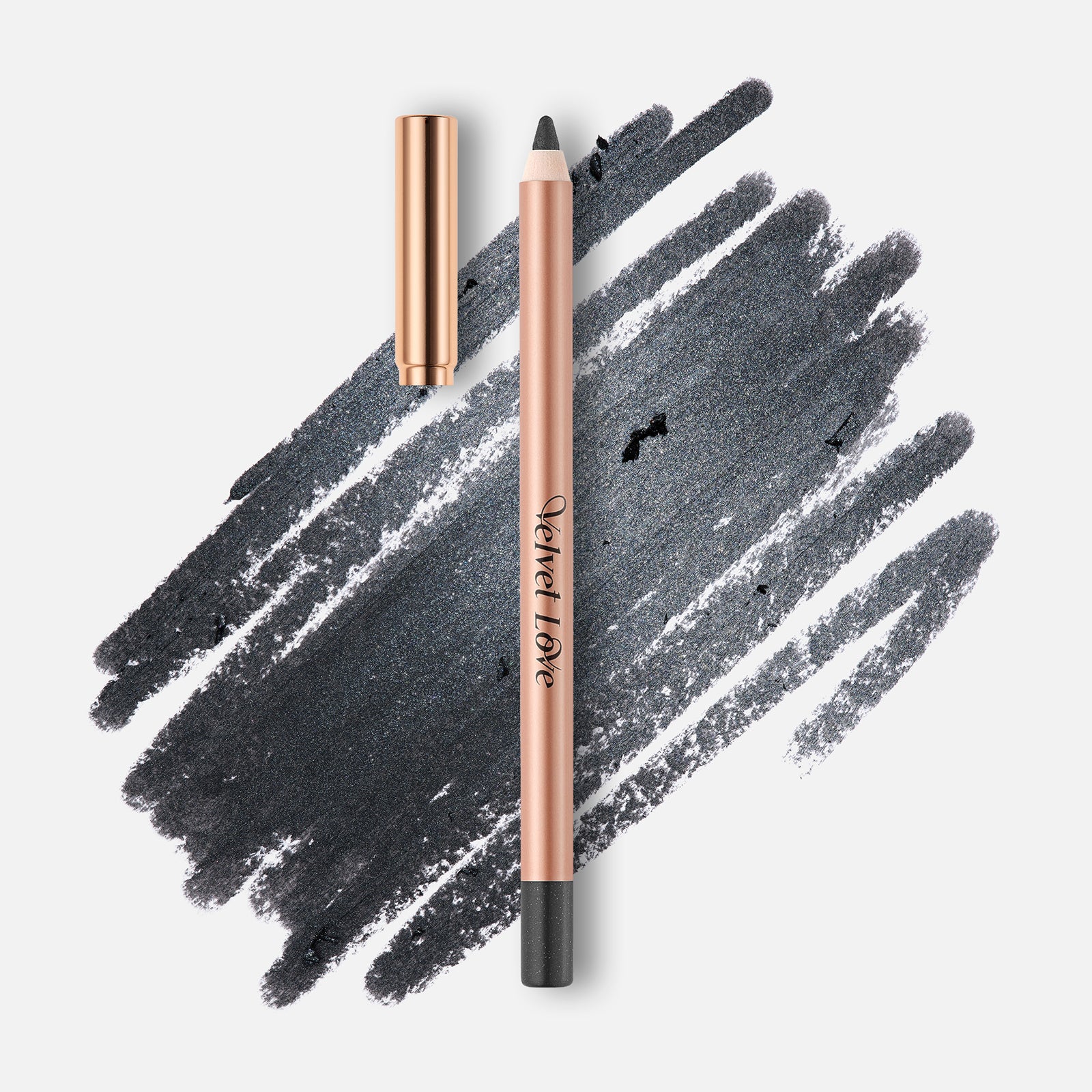 ZOEVA - Velvet Love Eyeliner Pencil (Metallic Smoky Grey) - EYELINER