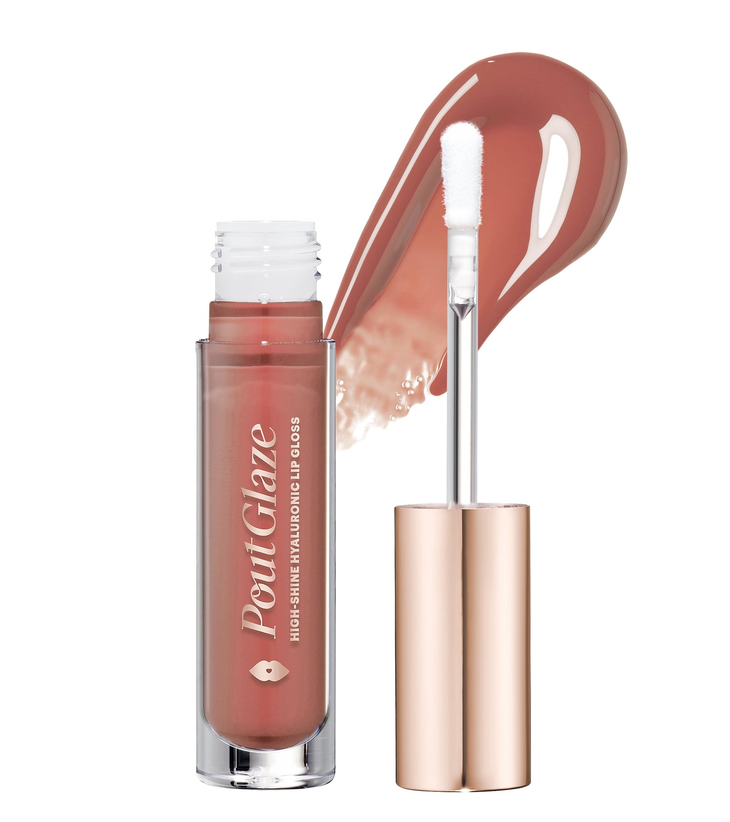 Pout Glaze High-Shine Hyaluronic Lip Gloss (Ana Sofia) Main Image featured