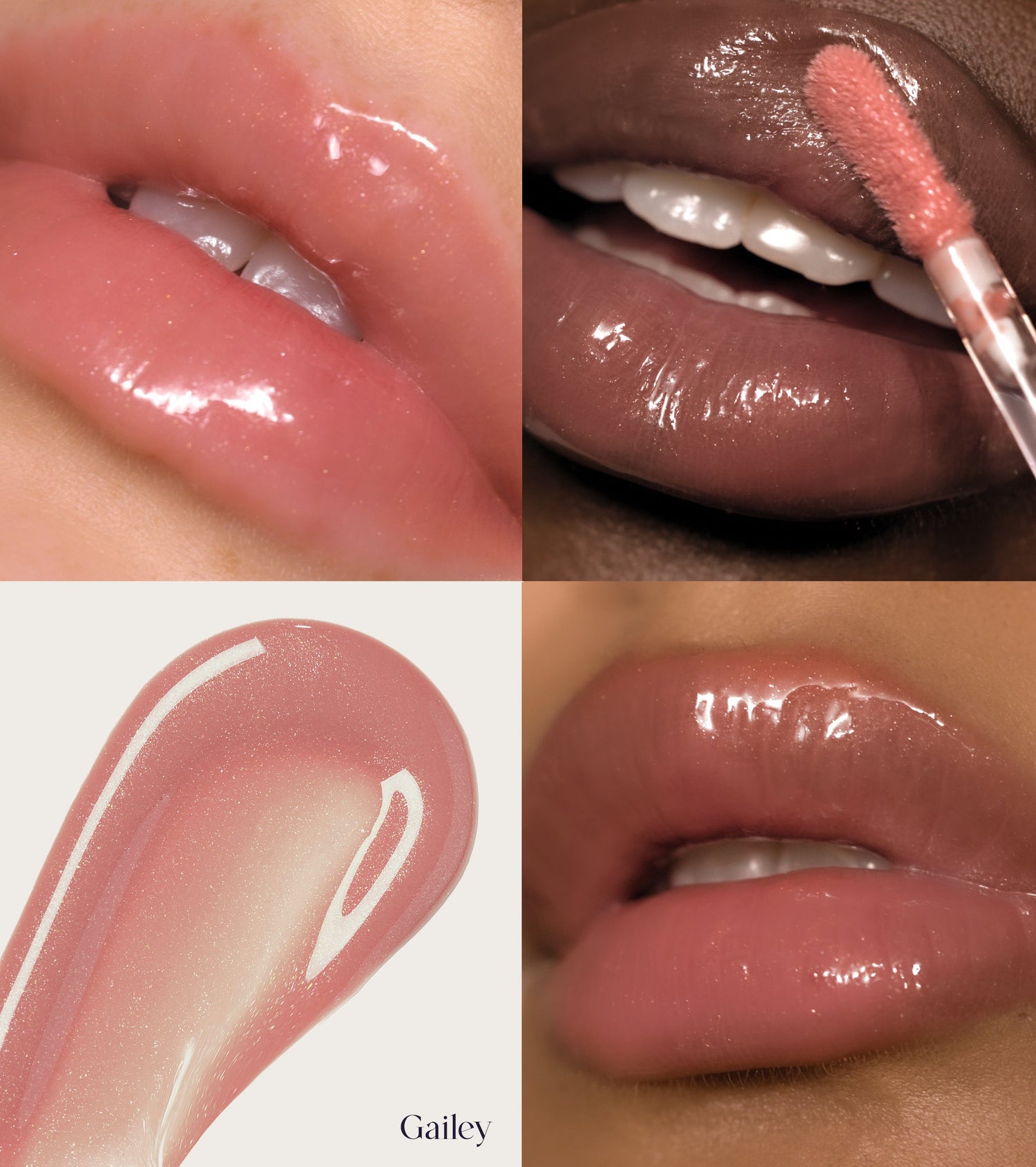 Pout Glaze High-Shine Hyaluronic Lip Gloss (Gailey) Main Image featured