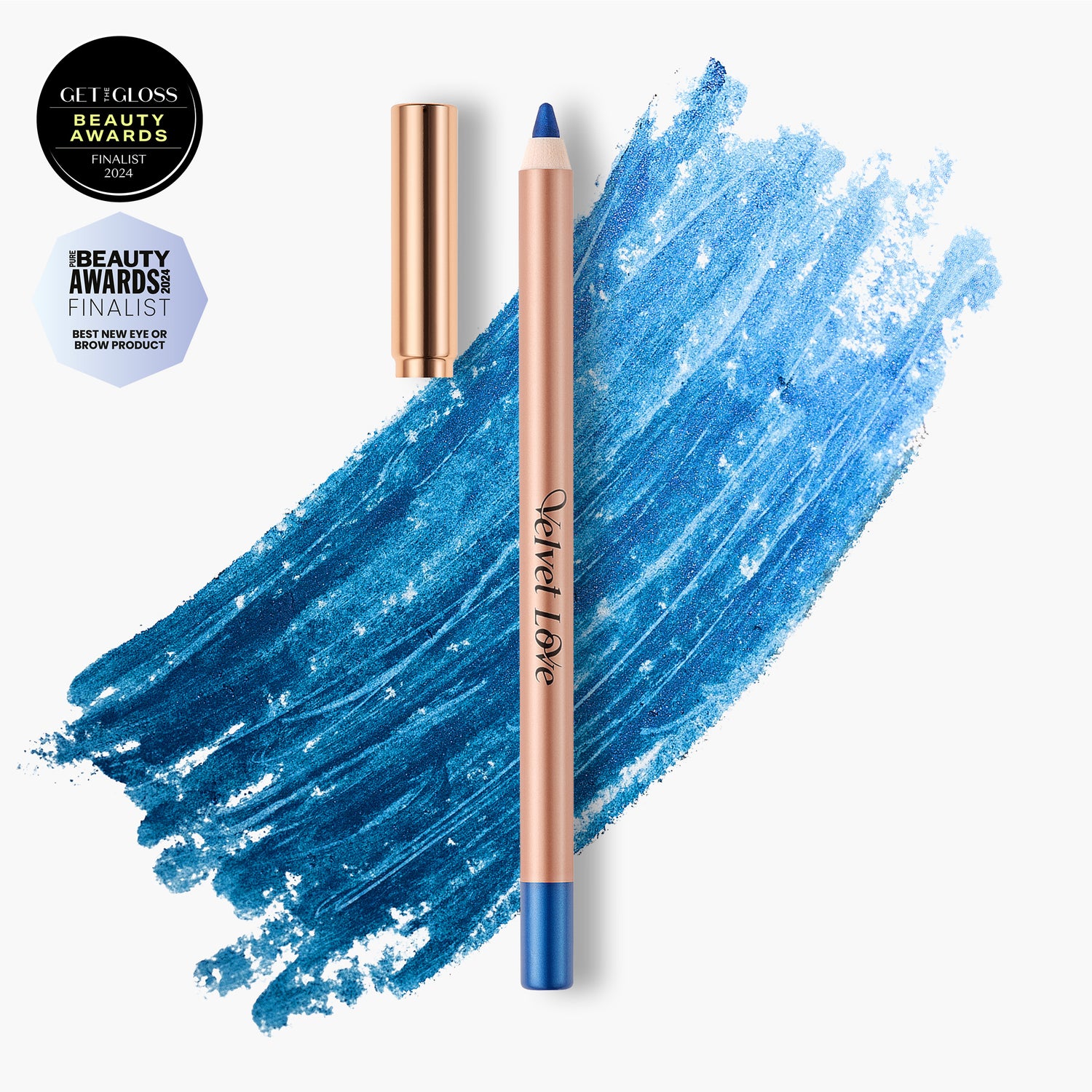 Velvet Love Eyeliner Pencil (Metallic Marine Blue) Main Image featured