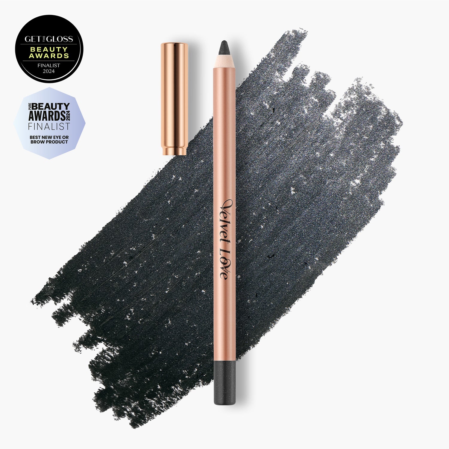 Velvet Love Eyeliner Pencil (Metallic Smoky Grey) Main Image featured