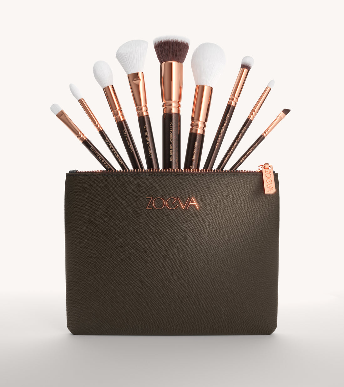 ZOEVA - The Complete Pinselset (Rosé Golden Edition) - BRUSH SET