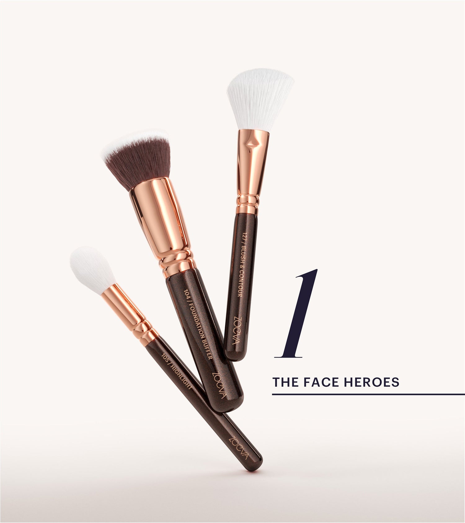 ZOEVA - The Complete Pinselset (Rosé Golden Edition) - BRUSH SET