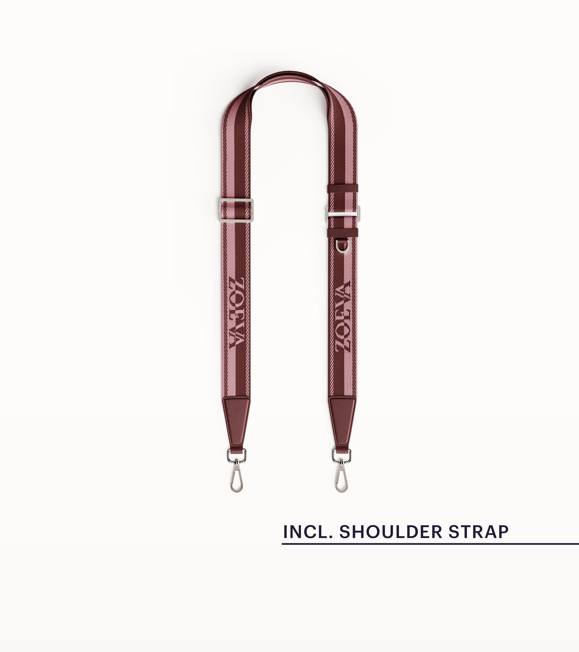 The Zoe Bag & The Complete Brush Set (Dusty Bordeaux)