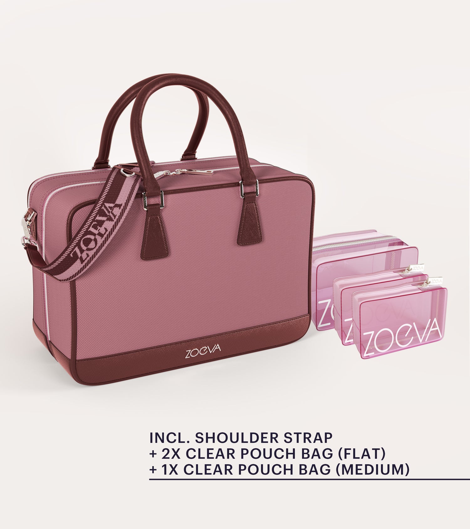 ZOEVA - The Zoe Bag (Dusty Bordeaux) - ACCESSORIES