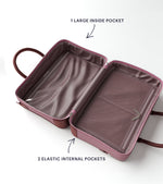 ZOEVA - The Zoe Bag & The Artists Pinselset (Dusty Bordeaux) - BRUSH SET