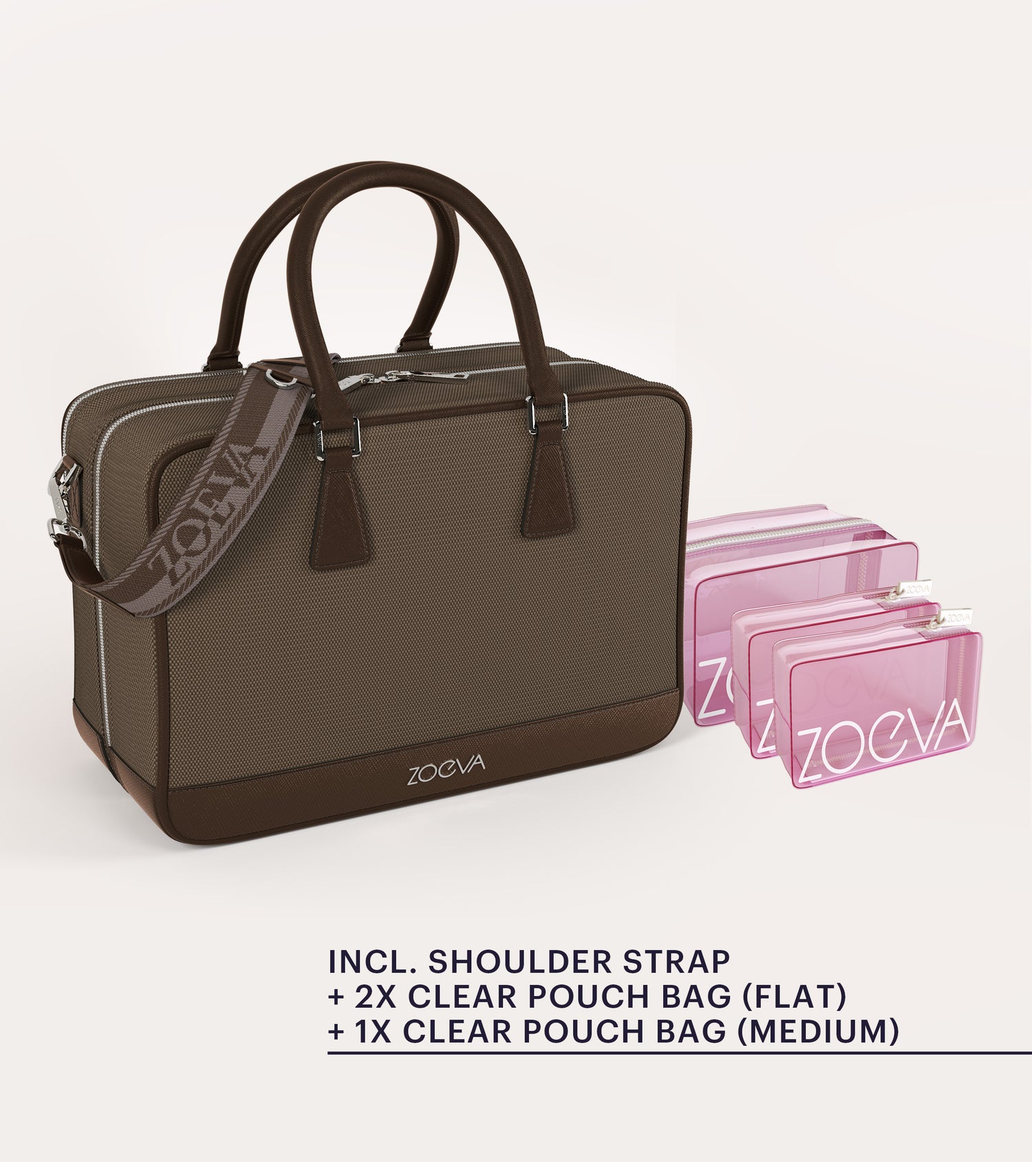 ZOEVA - The Zoe Bag (Light Chocolate) - ACCESSORIES