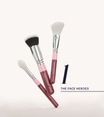 ZOEVA - The Artists Pinselset & Strap (BORDEAUX) - BRUSH SET