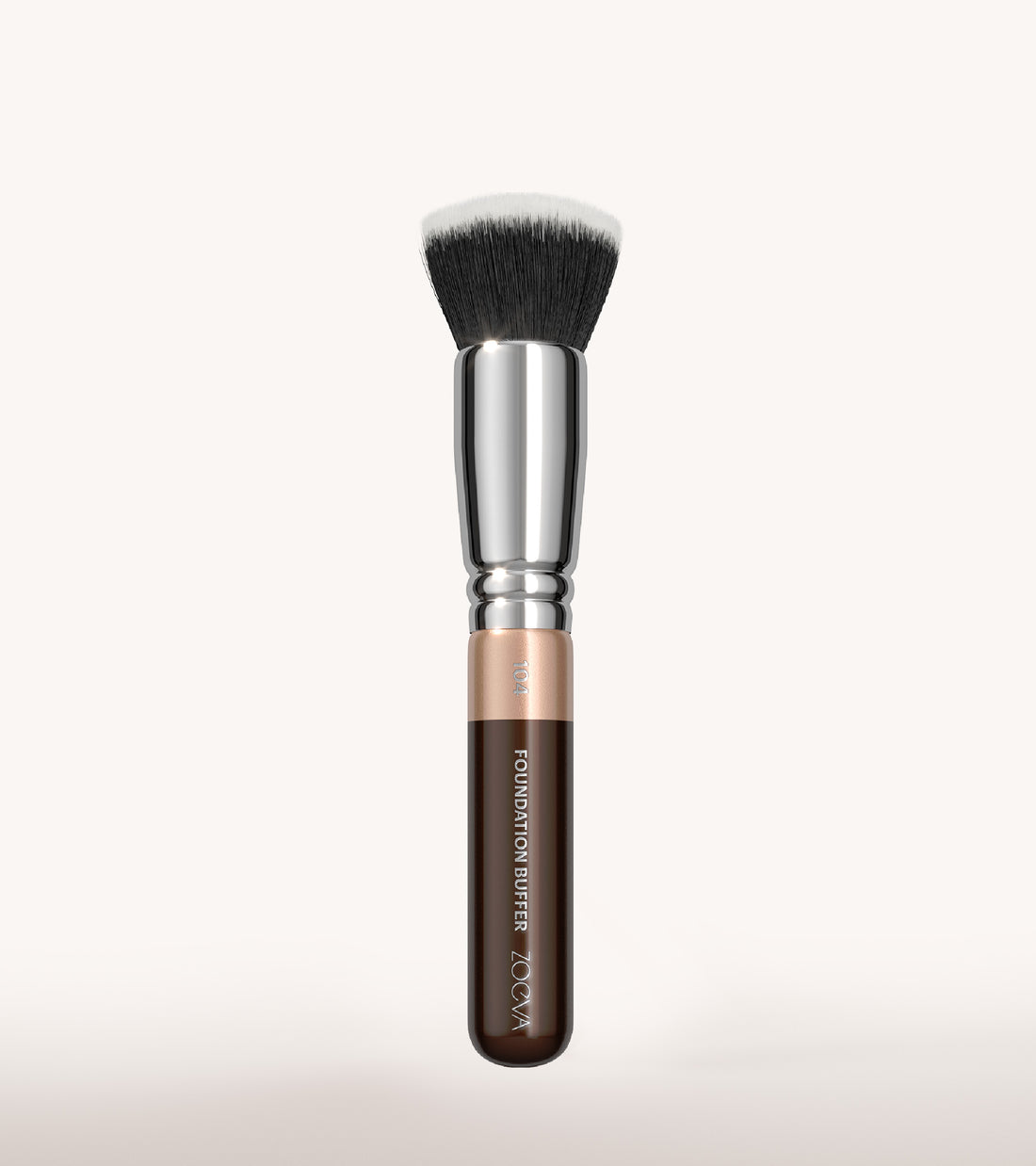 ZOEVA - 104 Foundation Buffer Pinsel (Chocolate) - FACE BRUSH