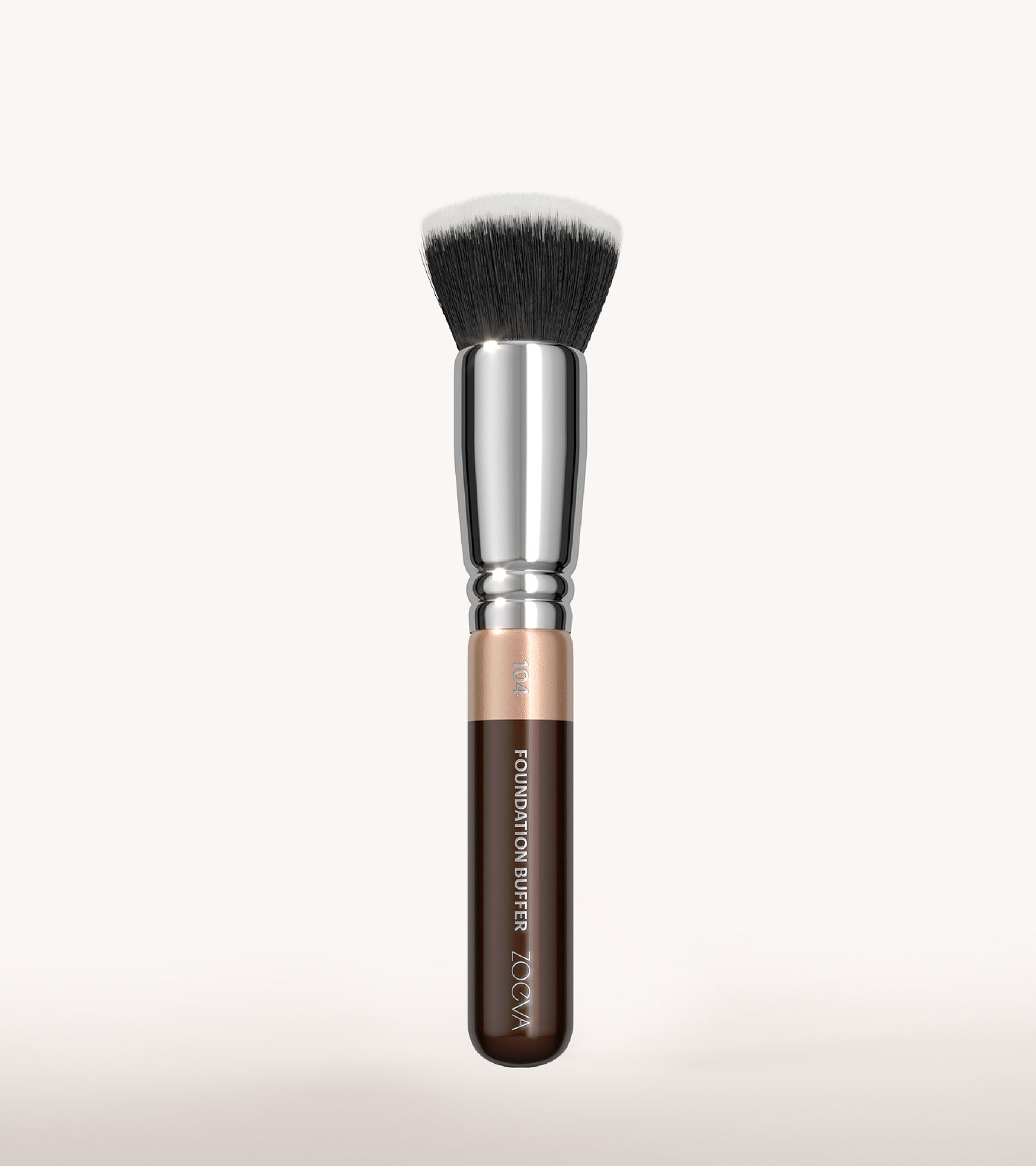 ZOEVA - 104 Foundation Buffer Pinsel (Chocolate) - FACE BRUSH