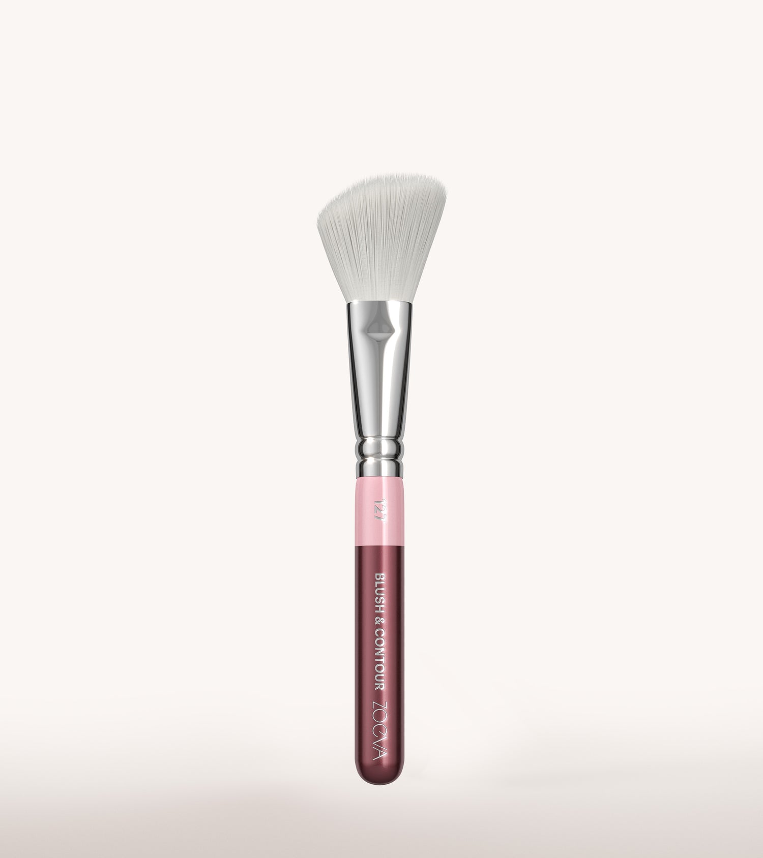 ZOEVA - 127 Blush & Contour Pinsel (Bordeaux) - FACE BRUSH